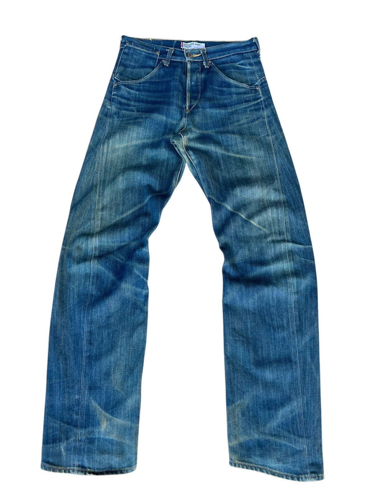 Levi's Vintage 2001 Levi’s Engineered Regular Dirty Mud Denim Jeans Size US 30 / EU 46 - 1 Thumbnail