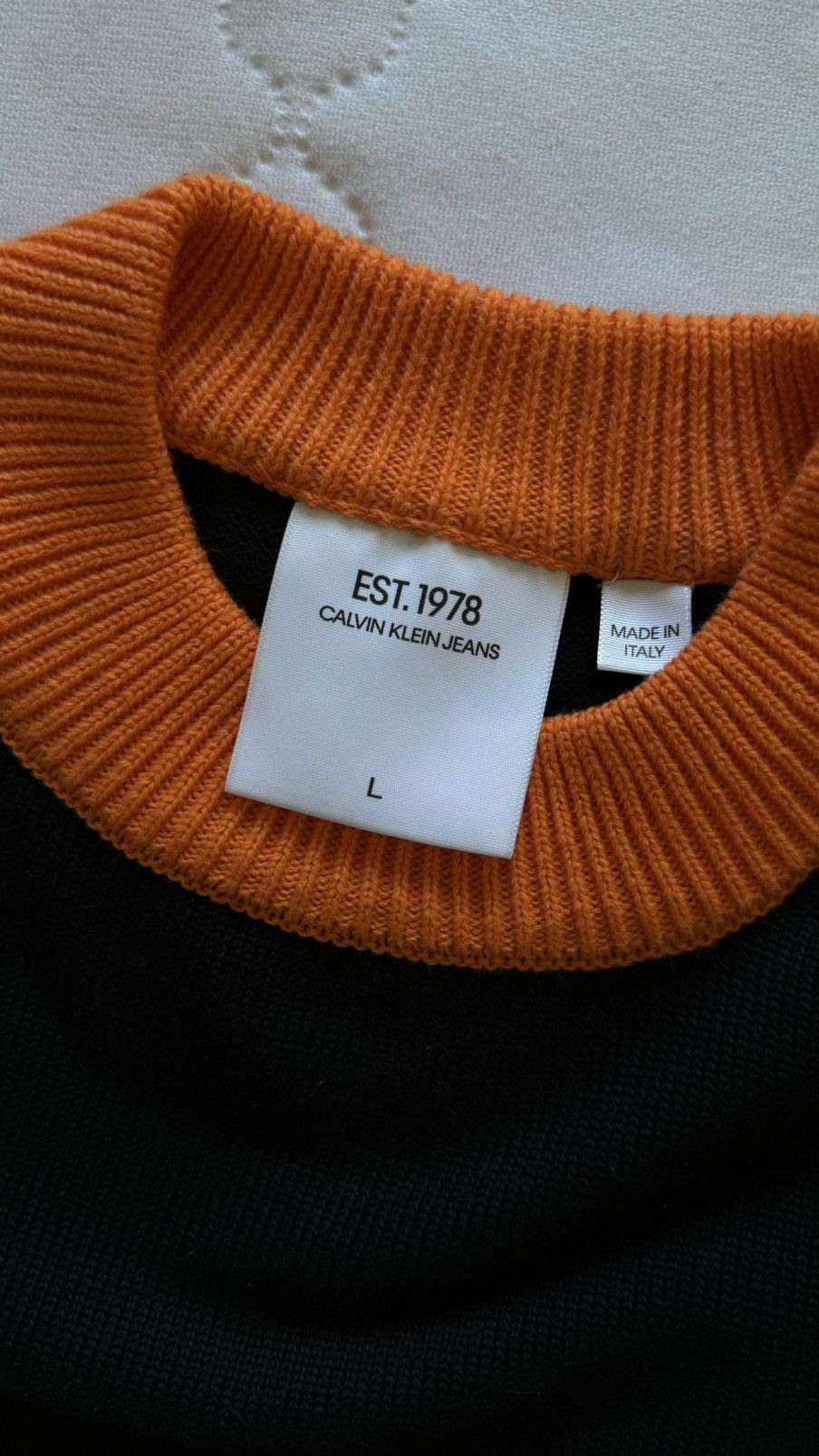 Calvin Klein × Calvin Klein 205W39NYC × Raf Simons Calvin Klein est. 1978 Sweater Size US L / EU 52-54 / 3 - 5 Thumbnail