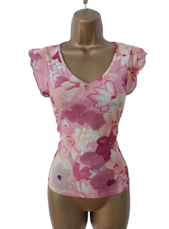 Vintage Promod vintage mesh top 8/10 Size S / US 4 / IT 40 - 1 Thumbnail
