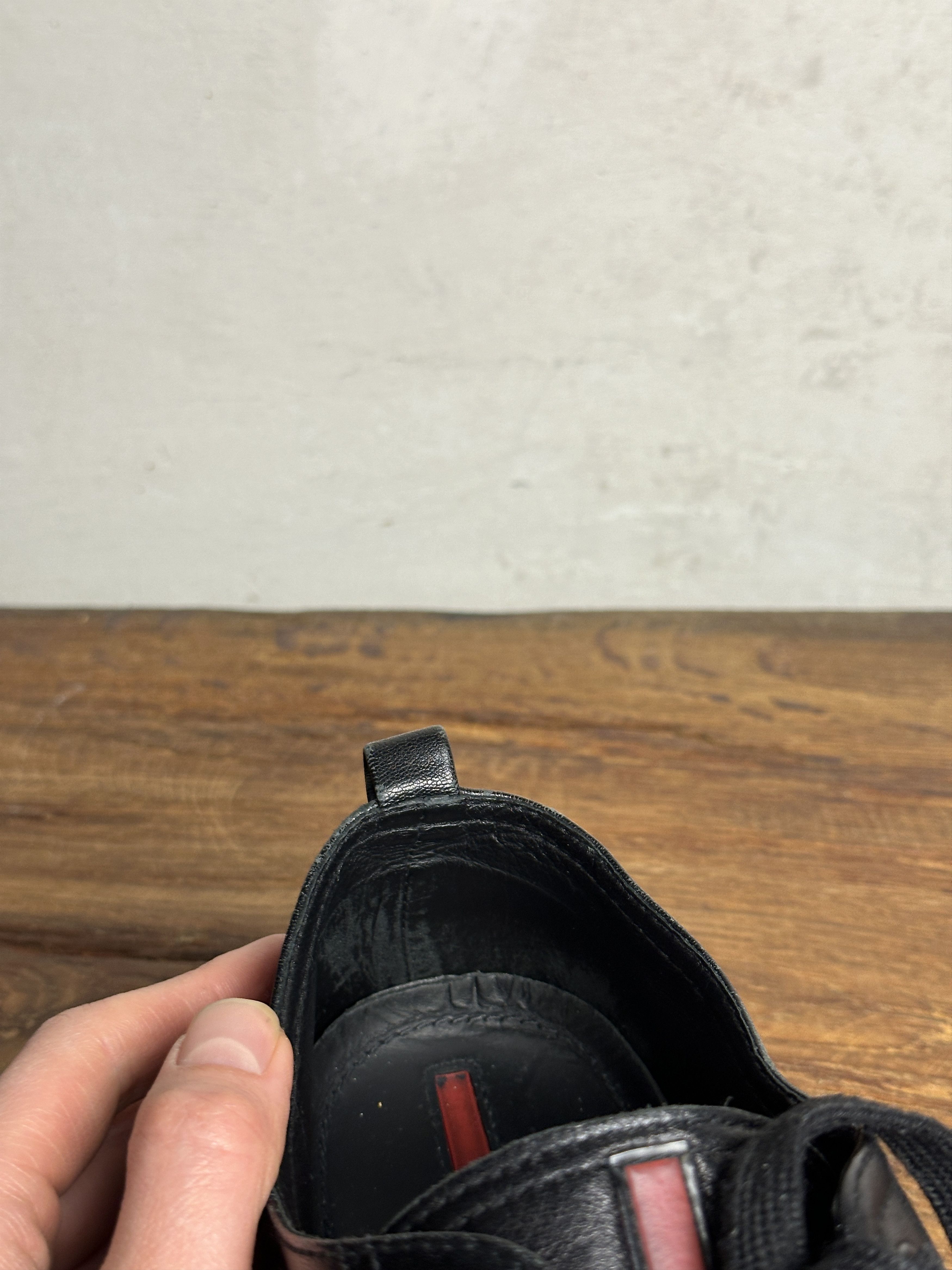 Prada Prada Scamosciato Aviator Black Sneakers Size US 9.5 / EU 42-43 - 9 Thumbnail