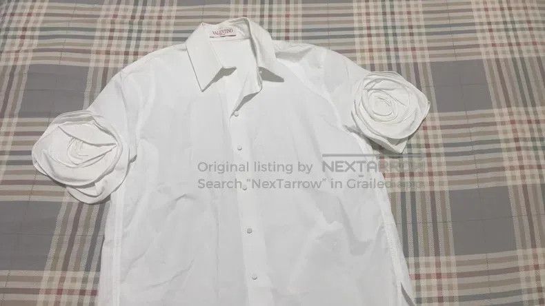 Valentino Valentino White short-sleeved shirt Size XS / US 0-2 / IT 36-38 - 1 Thumbnail