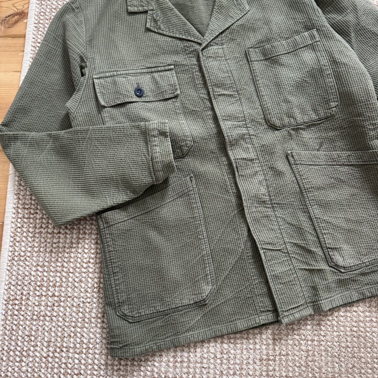 Le Laboureur 80s vintage corduroy sun faded disressed work french jacket Size US M / EU 48-50 / 2 - 4 Thumbnail