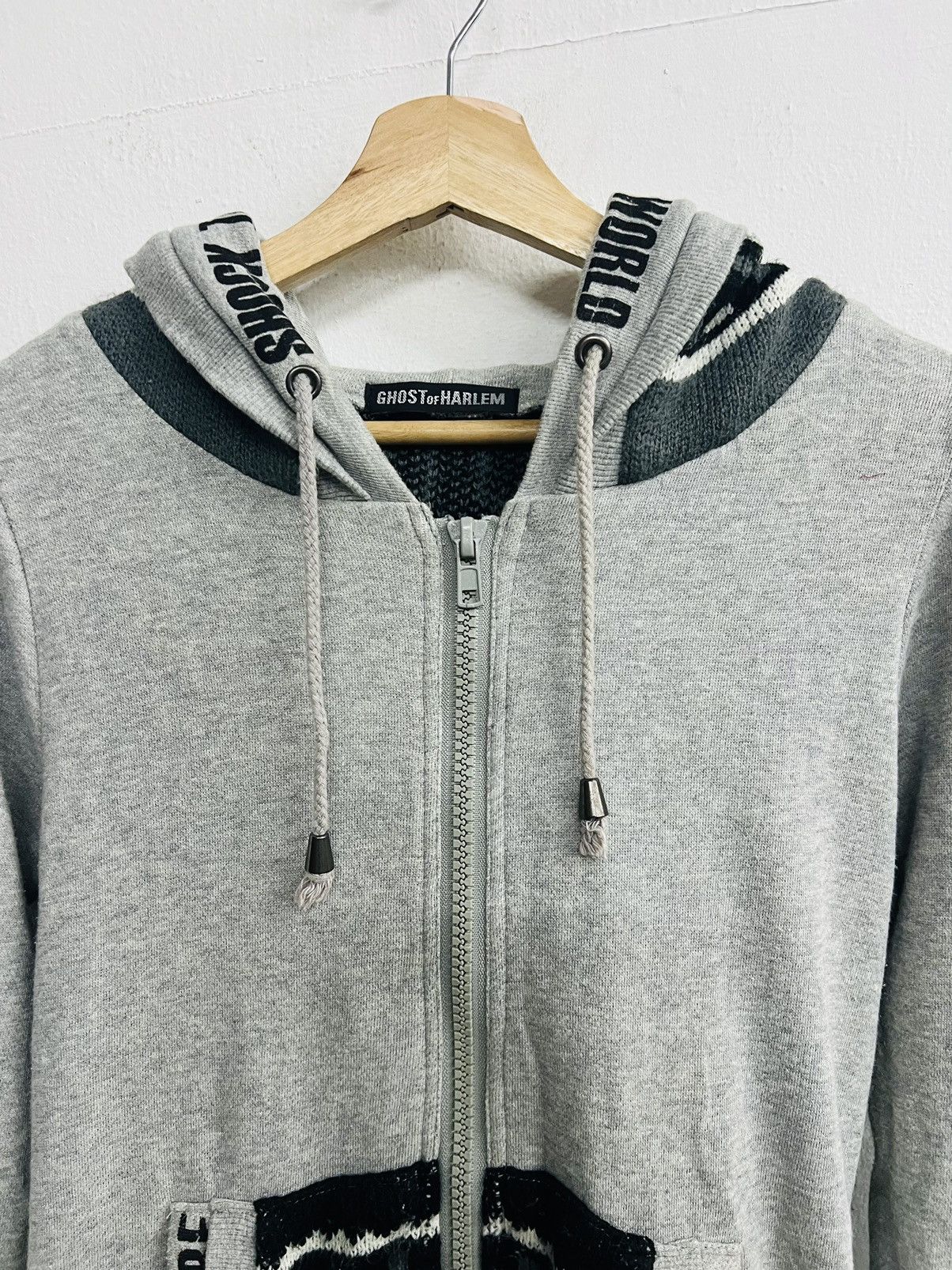 If Six Was Nine × Japanese Brand × Le Grande Bleu (L.G.B.) Ghost of Harlem Devil Skull Hoodie Zipper Size US M / EU 48-50 / 2 - 5 Thumbnail