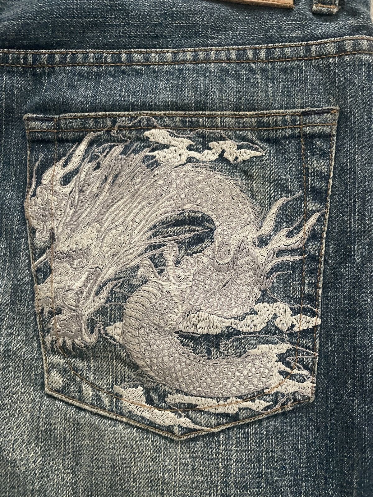 Other Karakuri embroidered japanese vintage denim Size US 34 / EU 50 - 4 Thumbnail