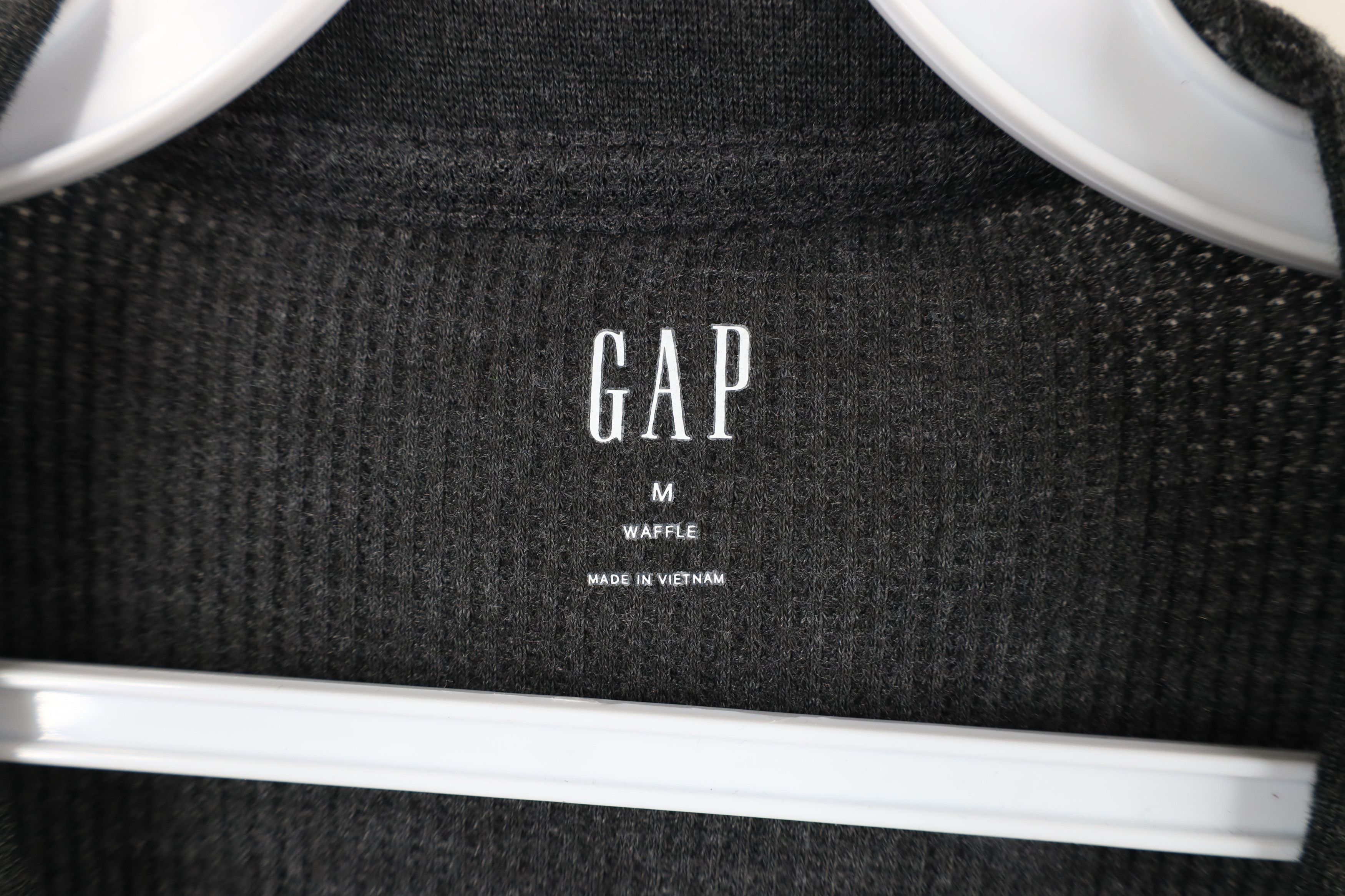 Gap Deadstock Vintage Gap Thermal Waffle Knit Long Sleeve Shirt Size US M / EU 48-50 / 2 - 4 Thumbnail