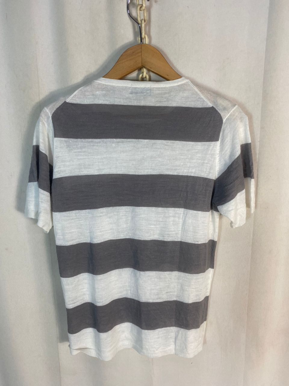 Yohji Yamamoto Ined stripe tshirt by yohji Yamamoto Size M / US 6-8 / IT 42-44 - 9 Thumbnail