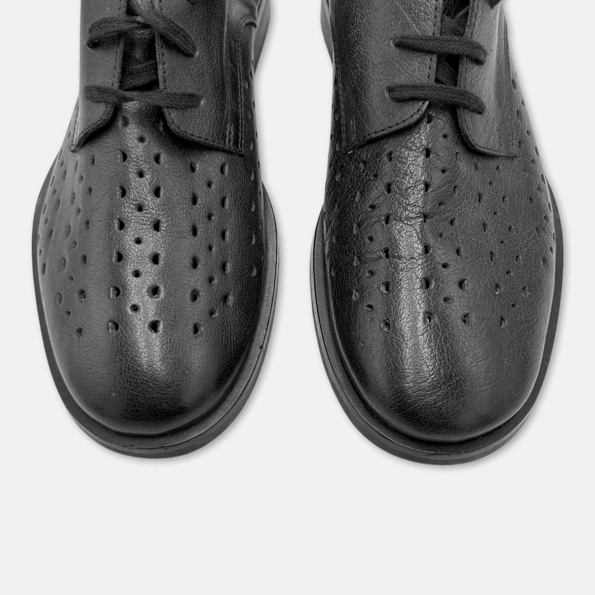 Ann Demeulemeester Ann Demeulemeester Perforated Lace-up Derbies Size US 8.5 / EU 41-42 - 4 Thumbnail