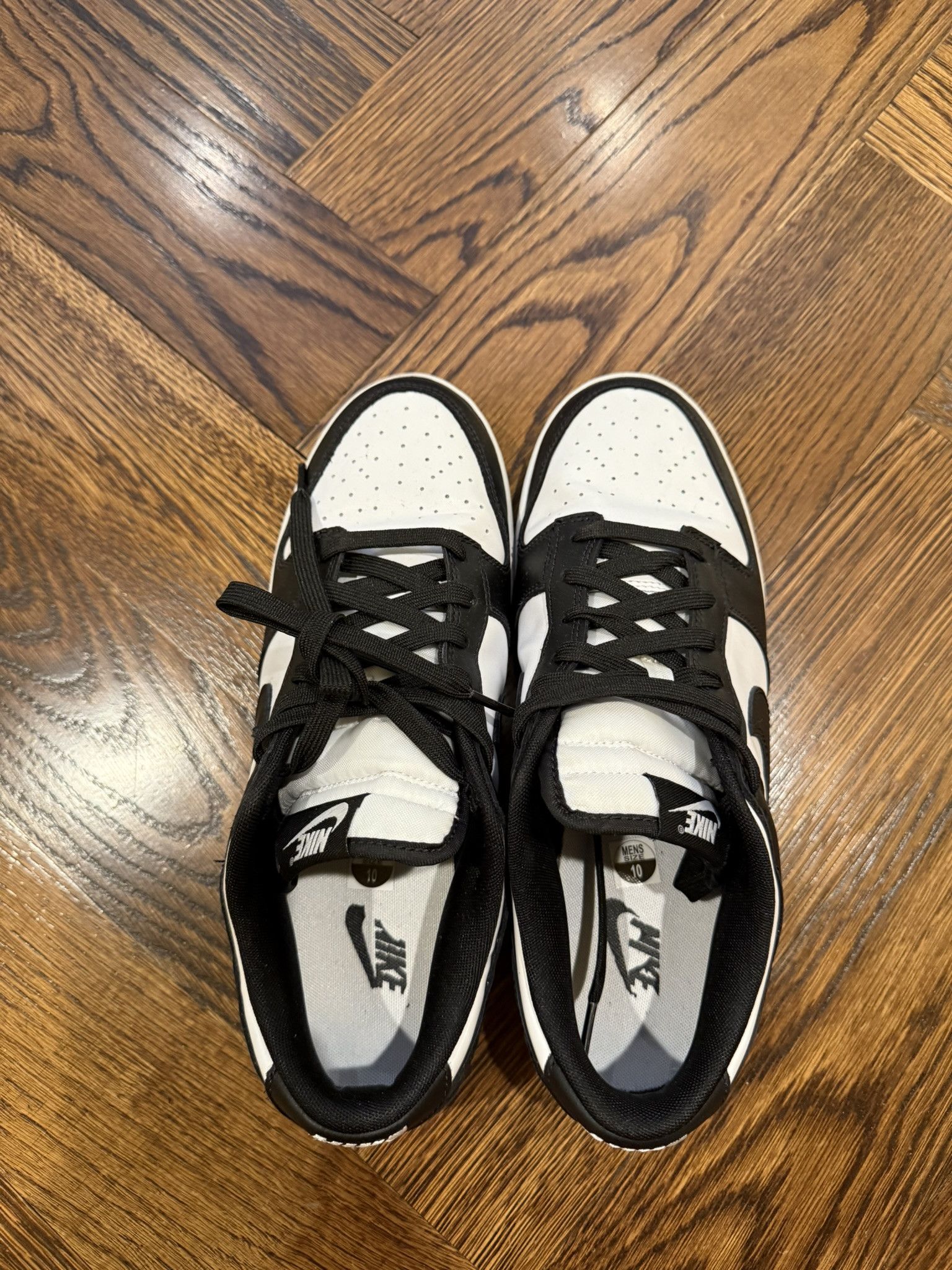 Nike Nike Dunk Low Panda Black White Men’s Size 10 Size US 10 / EU 43 - 5 Thumbnail