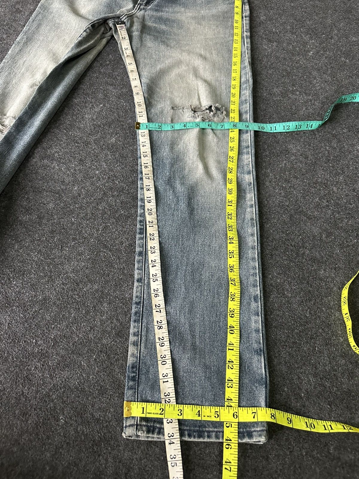 Guess × Vintage Vintage Guess Denia Usa Distressed Denim D227 Size US 33 - 10 Thumbnail