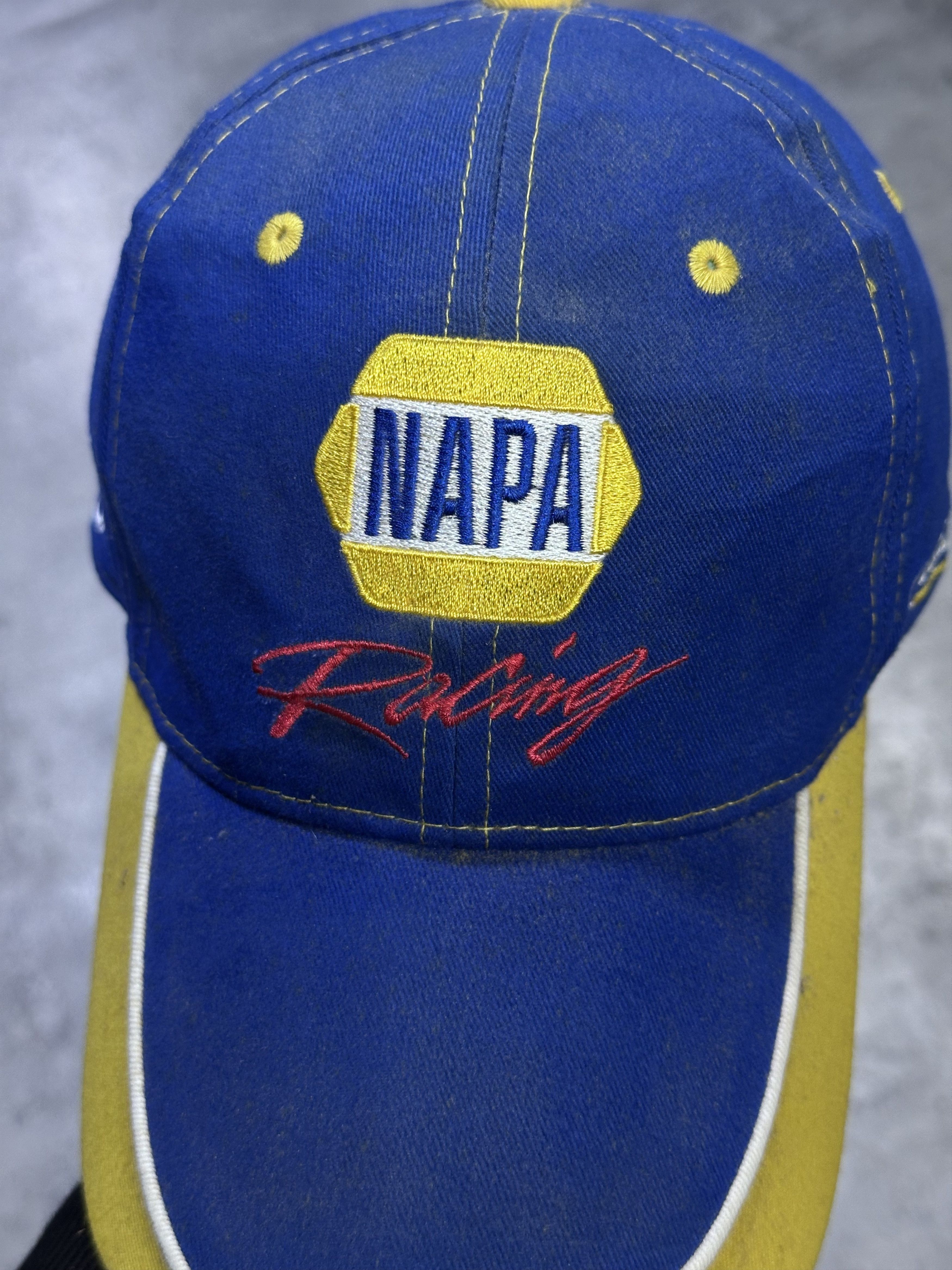 NASCAR Nascar blue yellow hat napa racing Size ONE SIZE - 2 Thumbnail