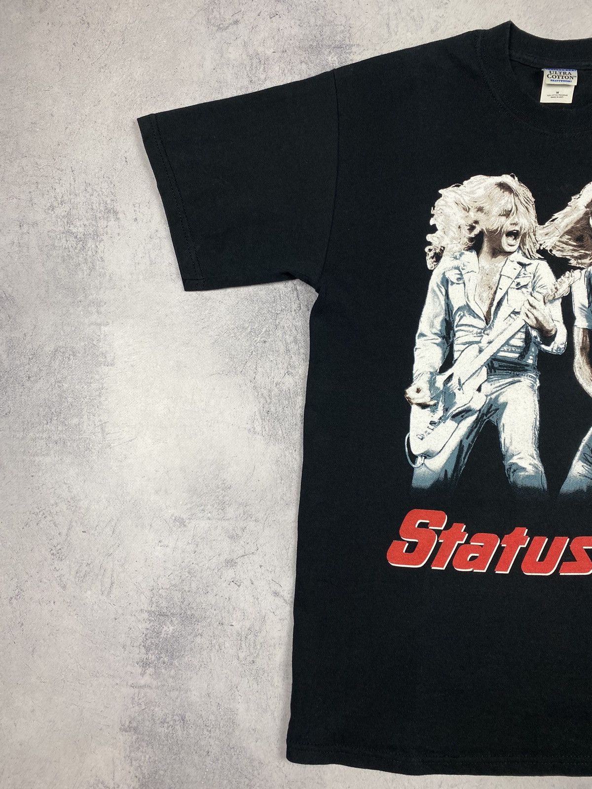 Band Tees Status Quo 2004 All Areas World Tour Vintage T Shirt Size M Size US M / EU 48-50 / 2 - 3 Thumbnail