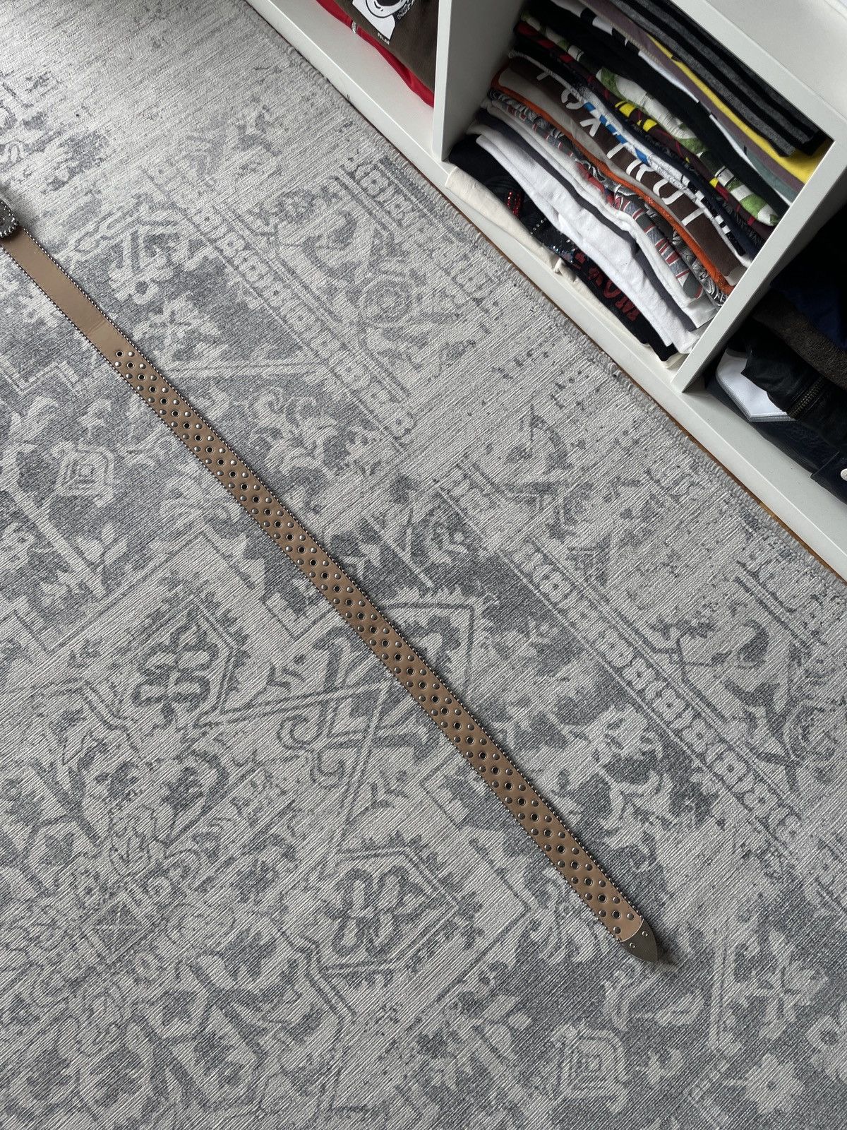 Japanese Brand Vintage Silver Belt Rhinestones Avant Garde Y2K Japanese Size ONE SIZE - 7 Thumbnail