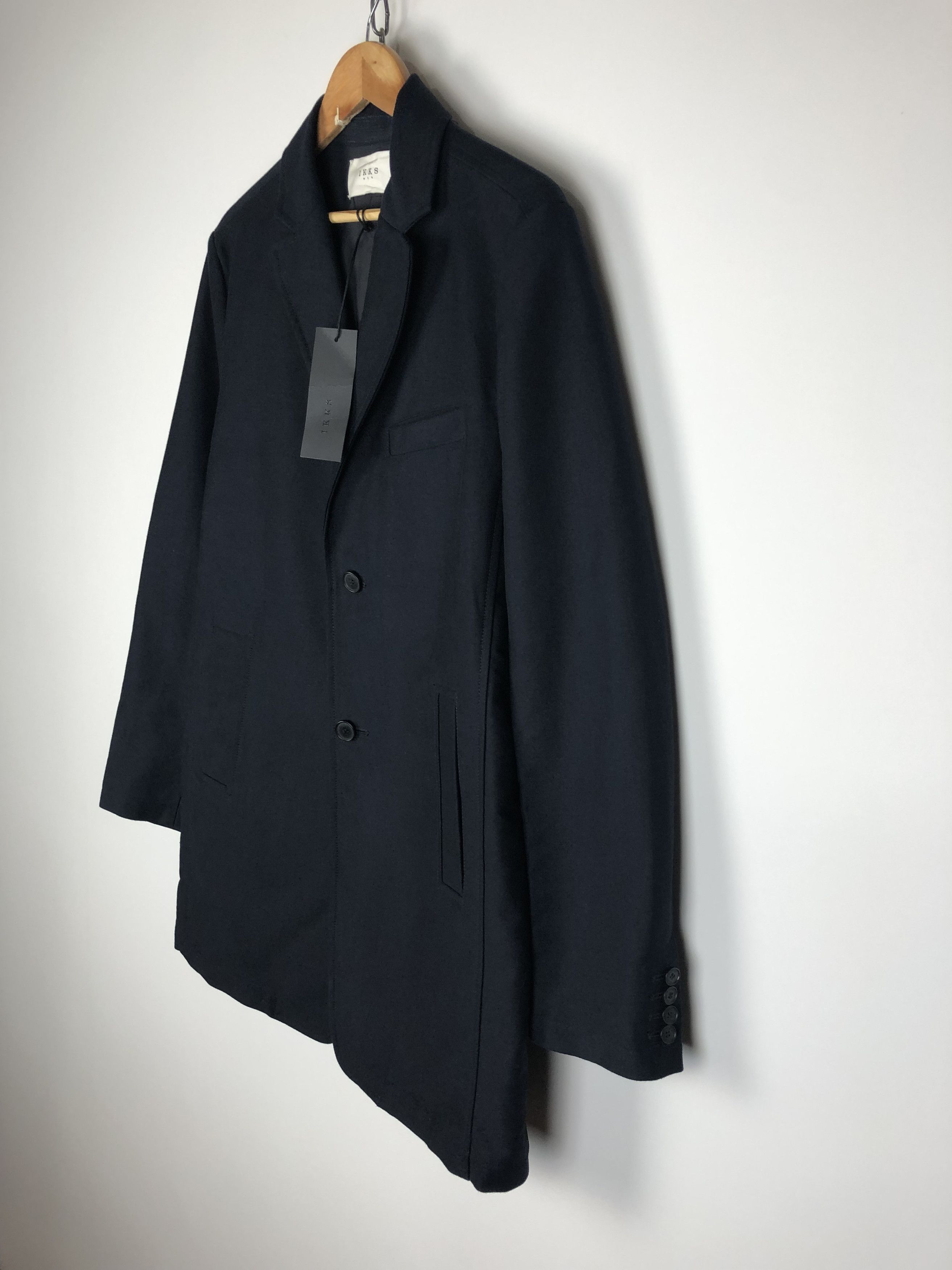 IKKS IKKS Trench Coat Jacket Navy siz 52 Size US L / EU 52-54 / 3 - 5 Thumbnail
