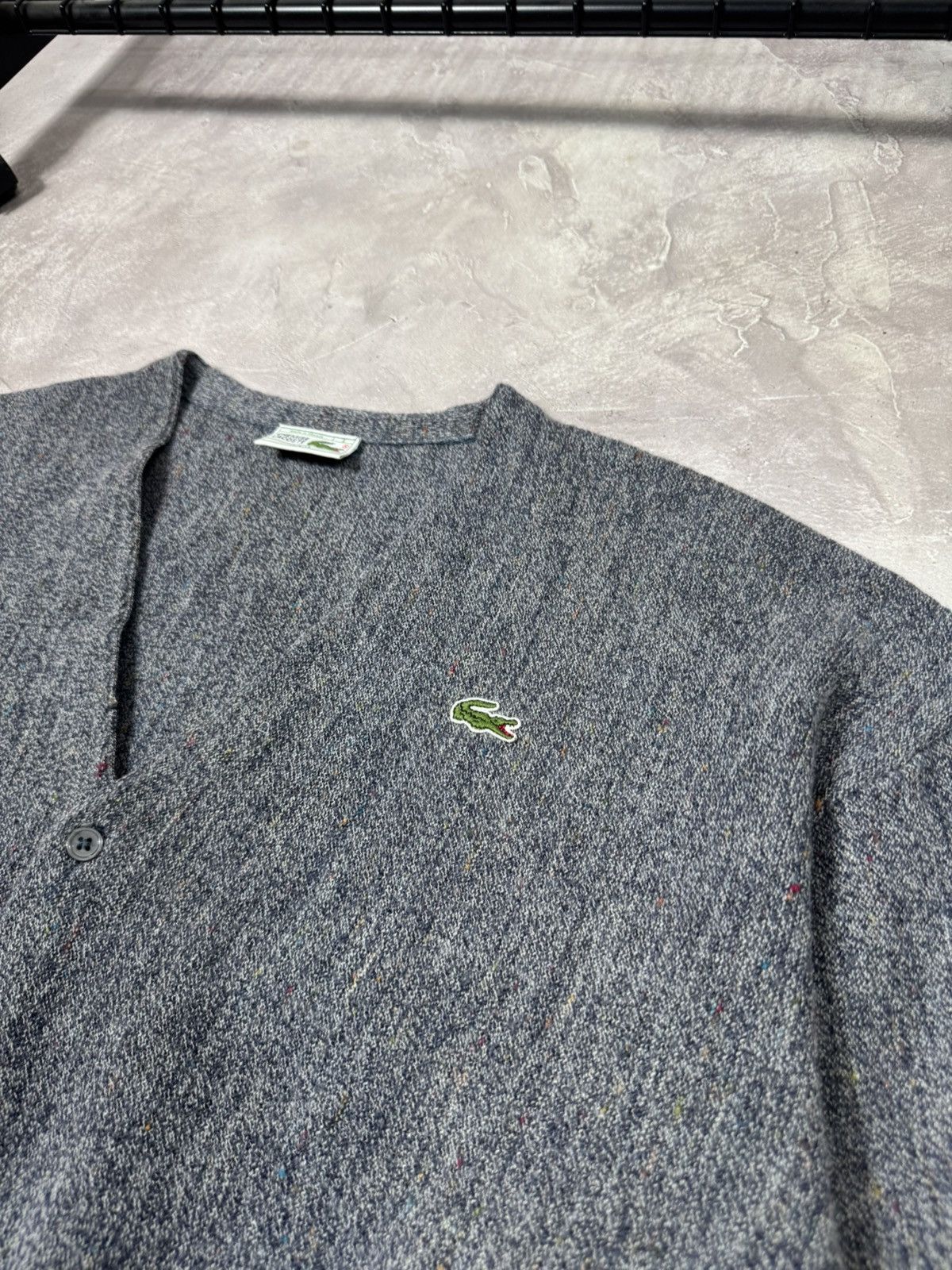 Lacoste Vintage Lacoste Wool Perfectly Made Cardigan Made in France Size US L / EU 52-54 / 3 - 5 Thumbnail