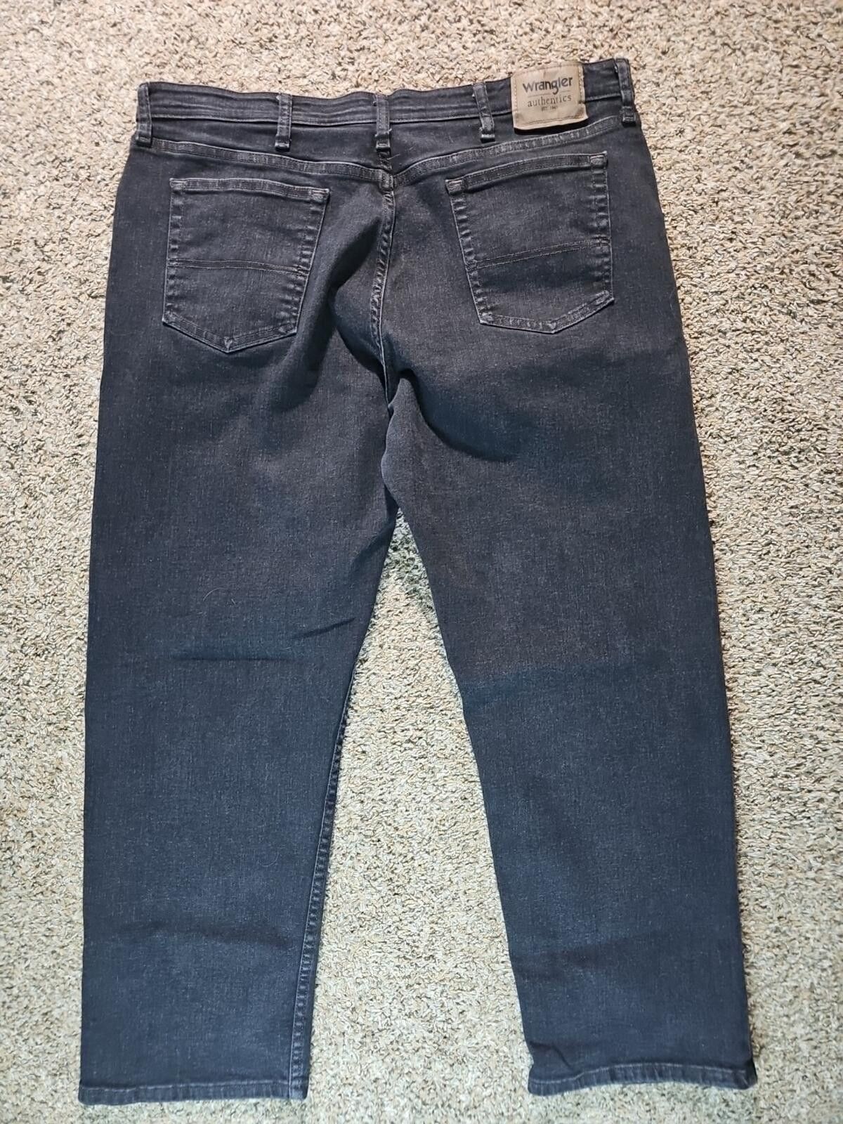 Wrangler Wrangler 38x29 Black Straight Jeans Size US 38 / EU 54 - 7 Thumbnail