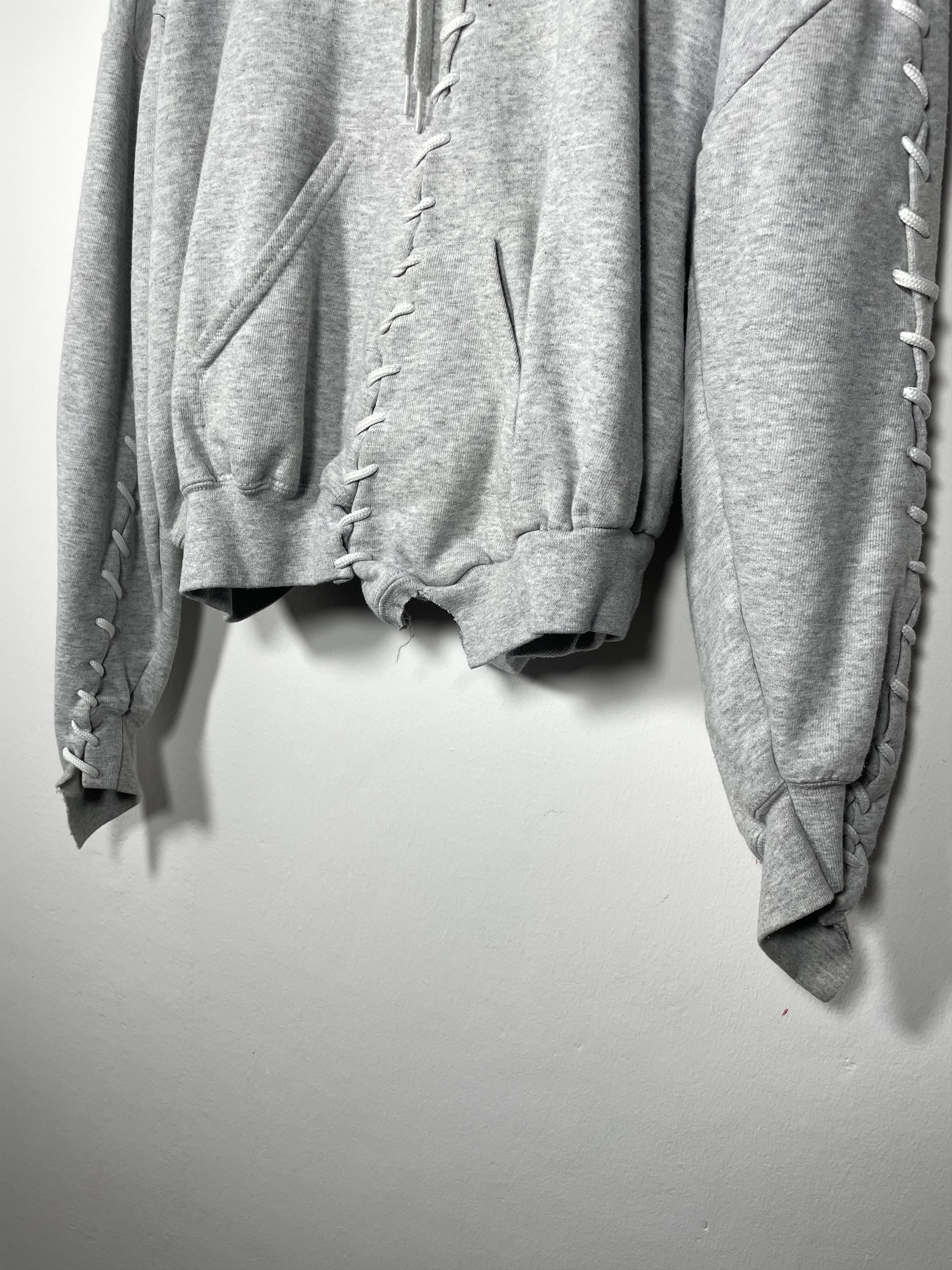 Ottolinger Slash and Lace Hoodie (Sample) Size S / US 4 / IT 40 - 5 Thumbnail