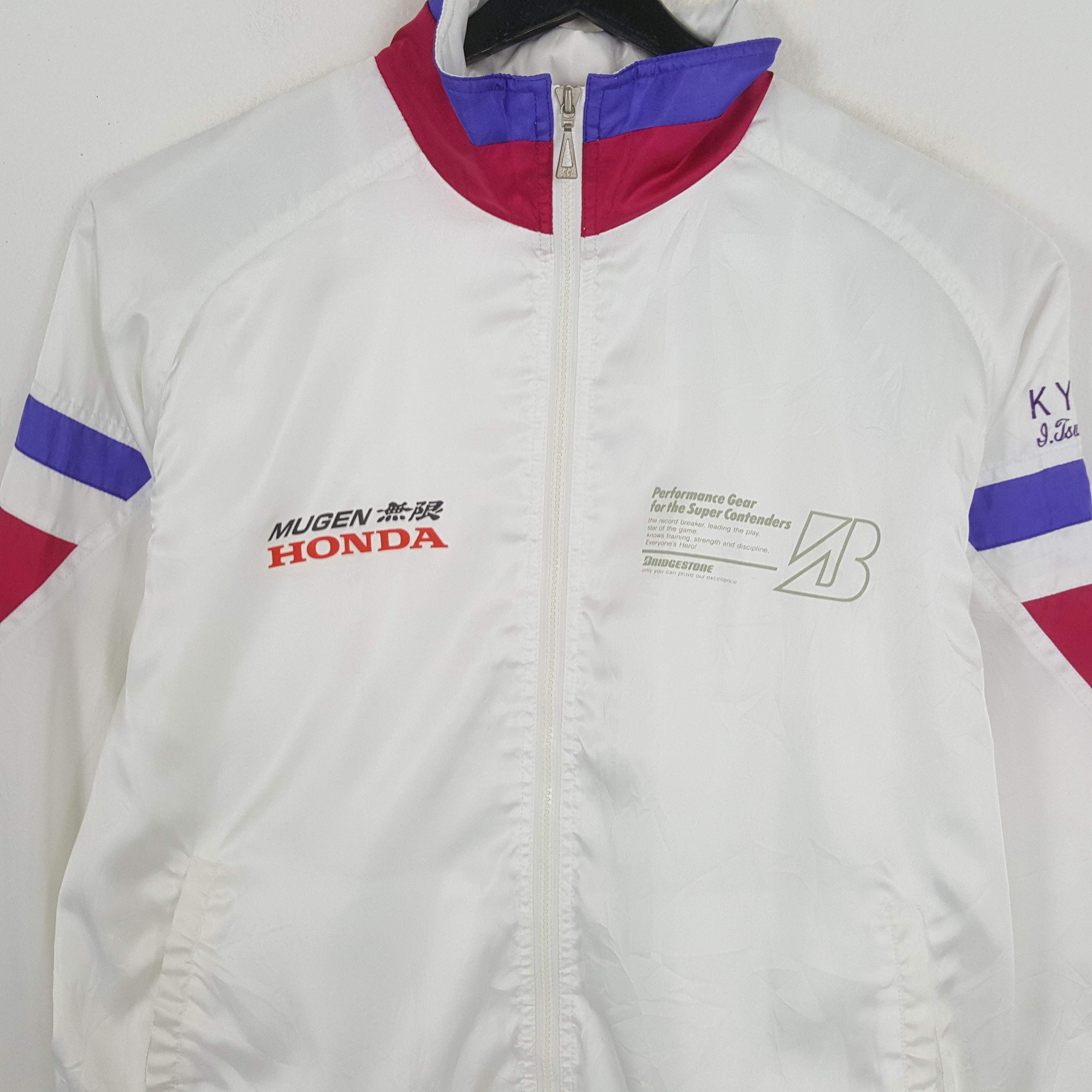 Vintage BRIDGESTONE X MUGEN HONDA Custom Art Jacket Size US XL / EU 56 / 4 - 4 Thumbnail