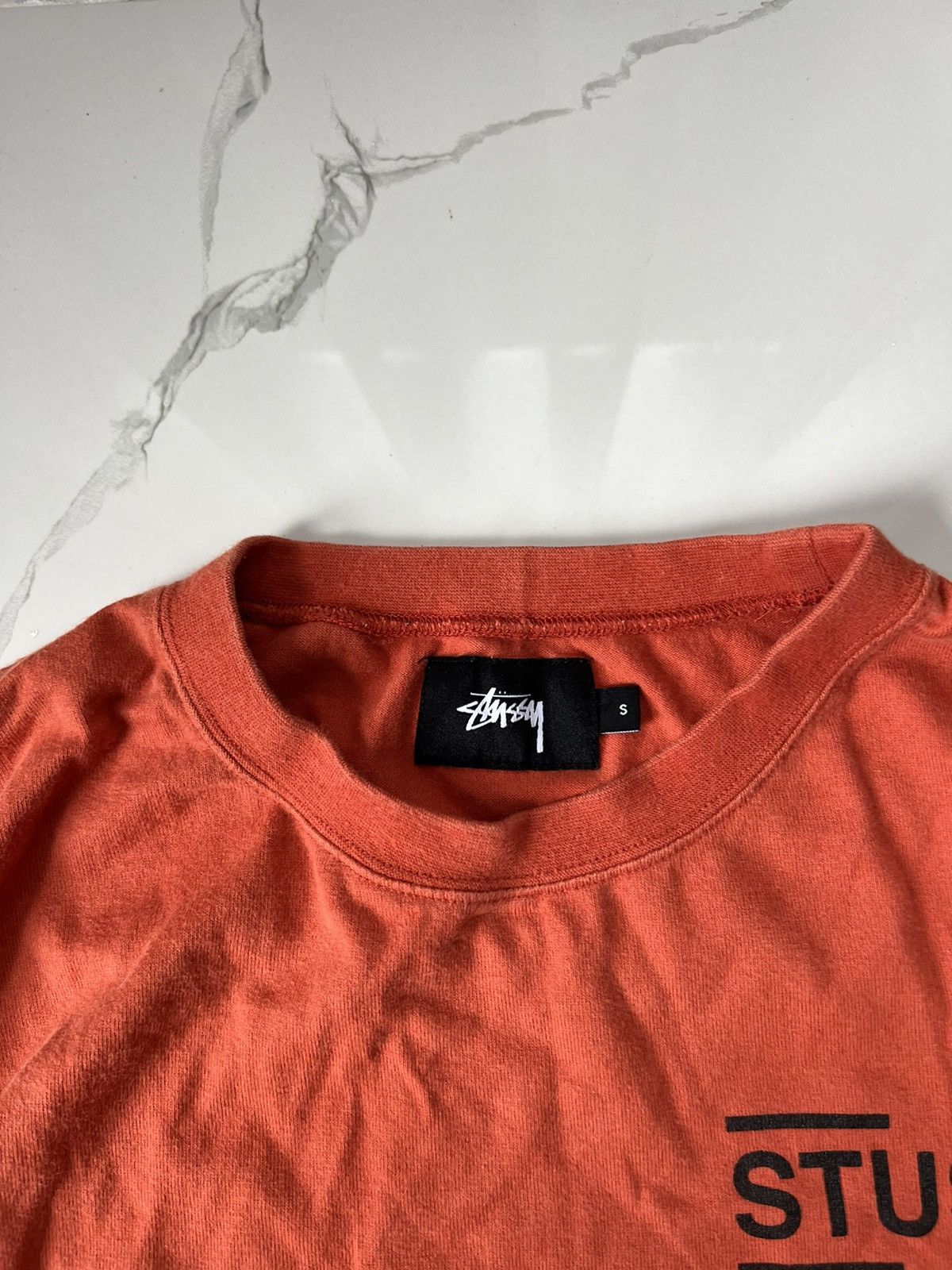 Stussy × Vintage 90's STUSSY RETRO BIG LOGO Y2K LONGSLEEVE SHIRT Size US M / EU 48-50 / 2 - 4 Thumbnail