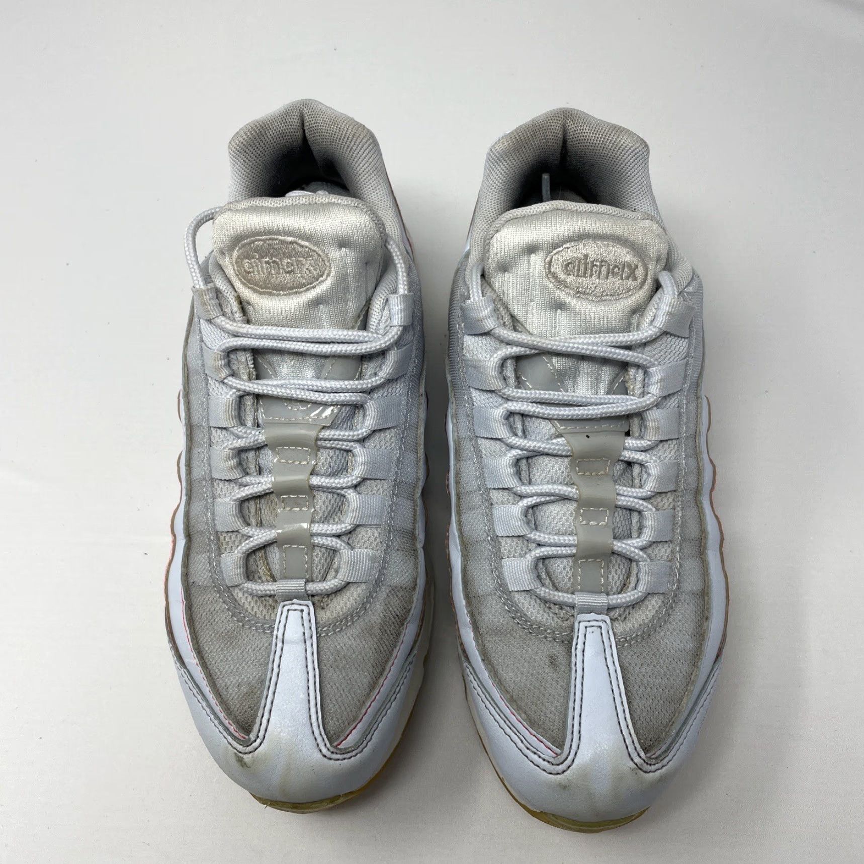 Nike Nike Air Max 95 SE Womens 8 White Blue Summit 400 918413 Athletic Shoes Size US 7 / IT 37 - 4 Thumbnail