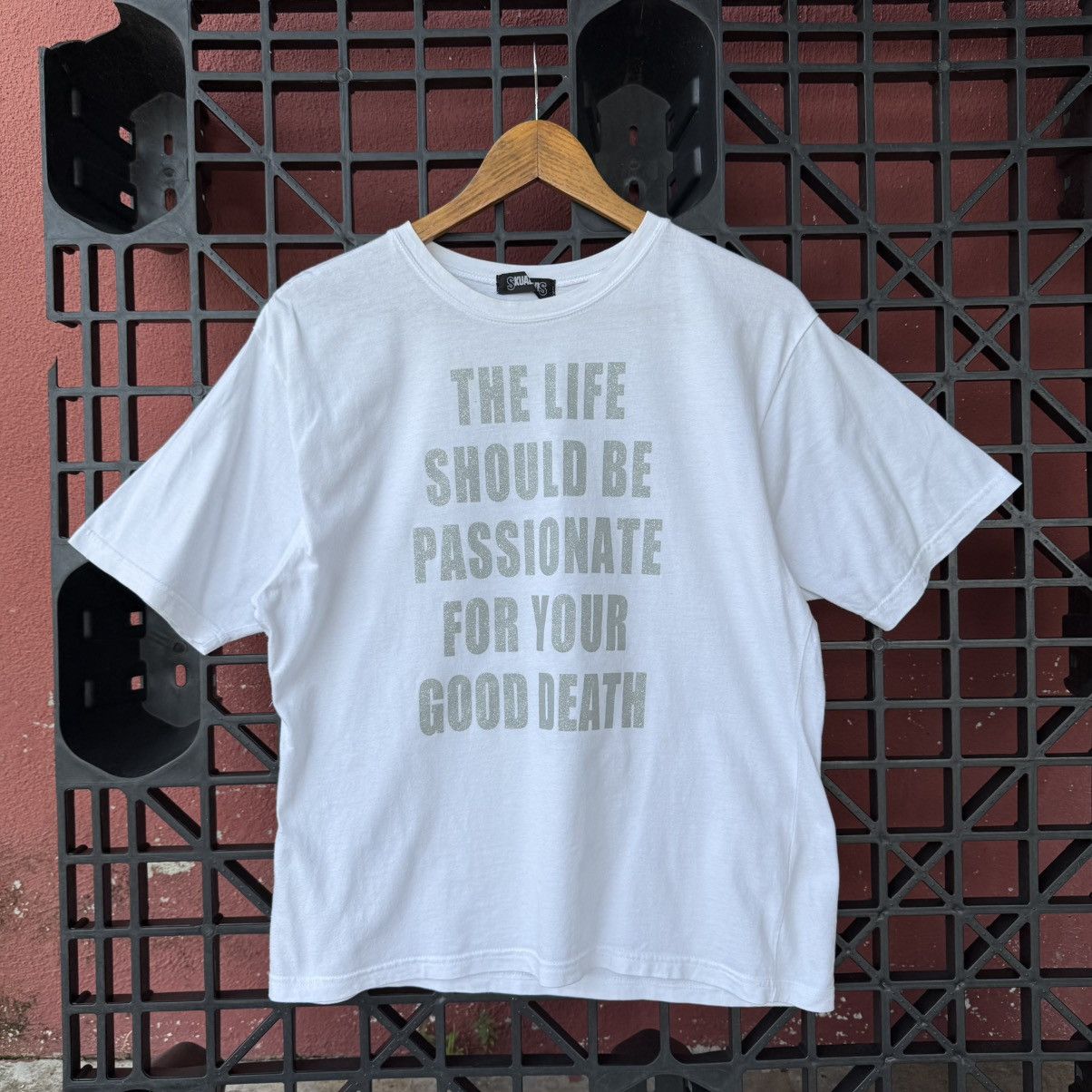 Japanese Brand Y2K Graphic Glitching Font Print Skualewis Tee Size US M / EU 48-50 / 2 - 3 Thumbnail