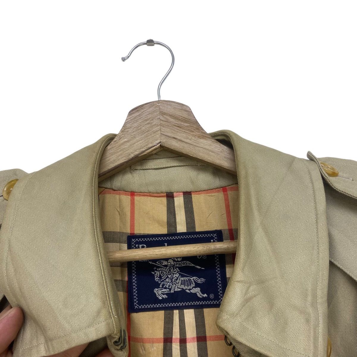 Burberry Prorsum Burberry’s Prorsum Nova Check Double Breasted Trench Coat Size US M / EU 48-50 / 2 - 12 Thumbnail