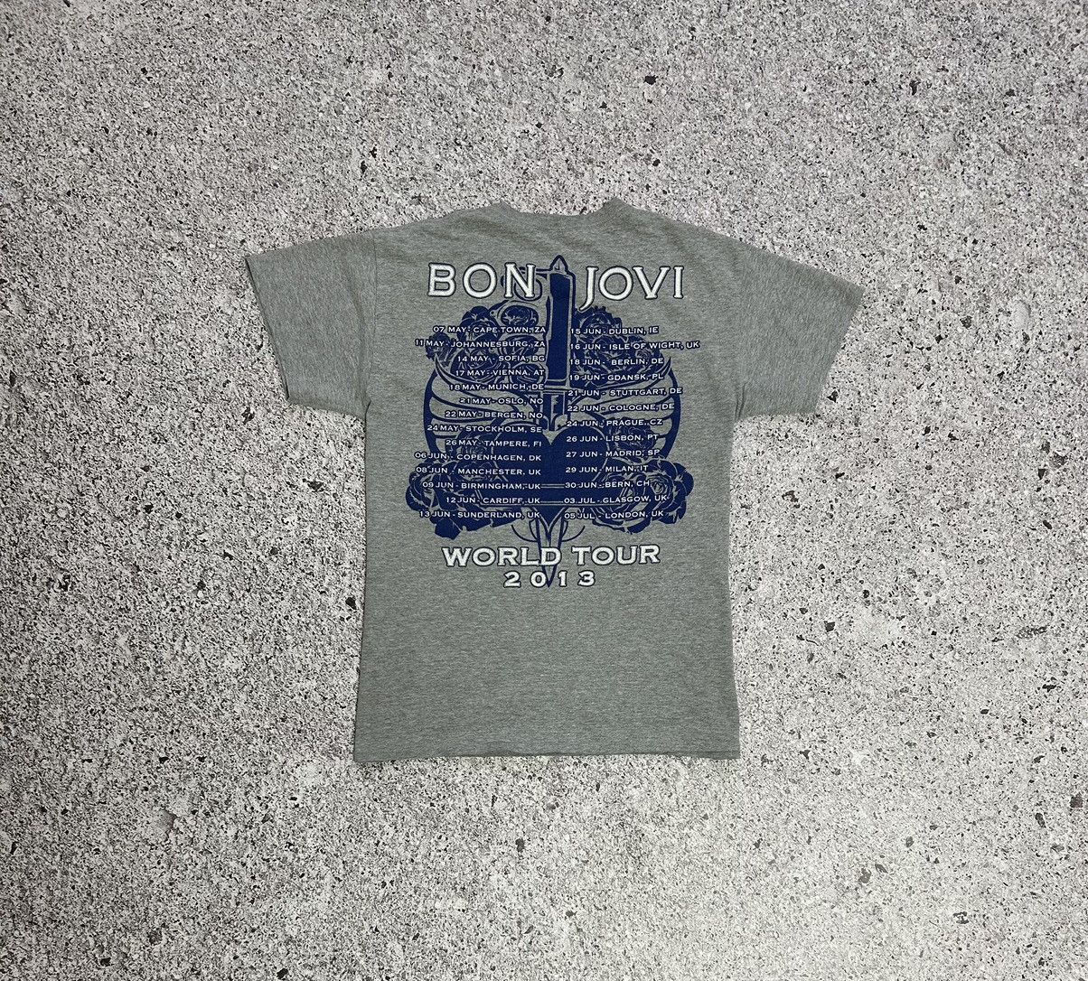 Bon Jovi × Vintage Vintage 2013 Bon Jovi What About Now World Tour T-Shirt Size US M / EU 48-50 / 2 - 3 Thumbnail