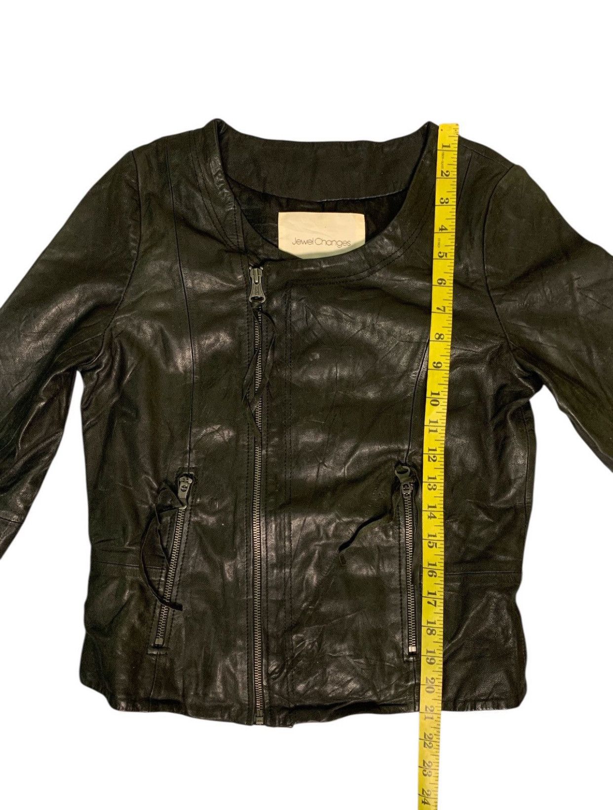 Japanese Brand Rare Design Vintage Jewel Changes Leather Jackets Size M / US 6-8 / IT 42-44 - 12 Thumbnail