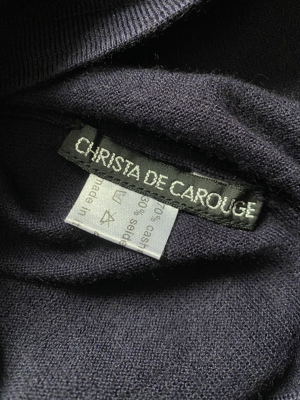 Other Christa De Carouge Sweater Cashmere Avant Garde Designer Size S / US 4 / IT 40 - 6 Thumbnail