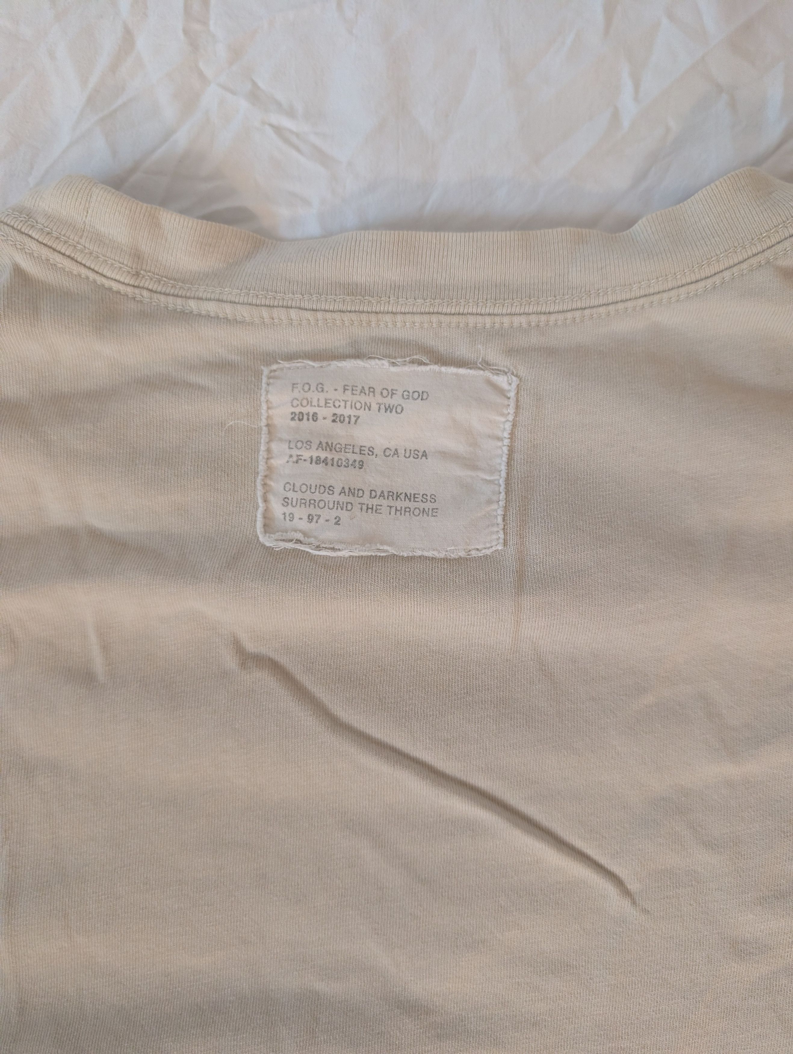 Fear of God Fear of God second collection tee Size US M / EU 48-50 / 2 - 5 Thumbnail