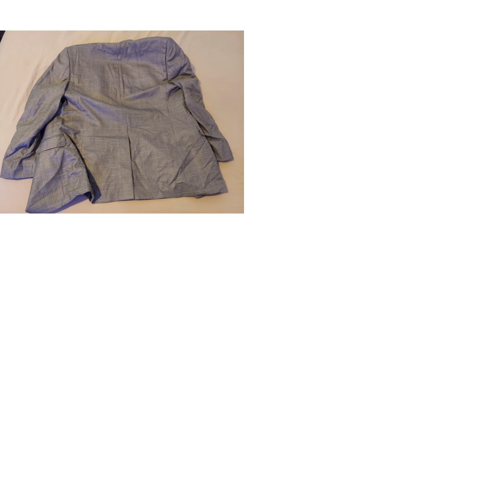 Polo Ralph Lauren Mens Polo Ralph Lauren Blazer Silk Wool Jacket 46L Gray Size US XXL / EU 58 / 5 - 9 Thumbnail