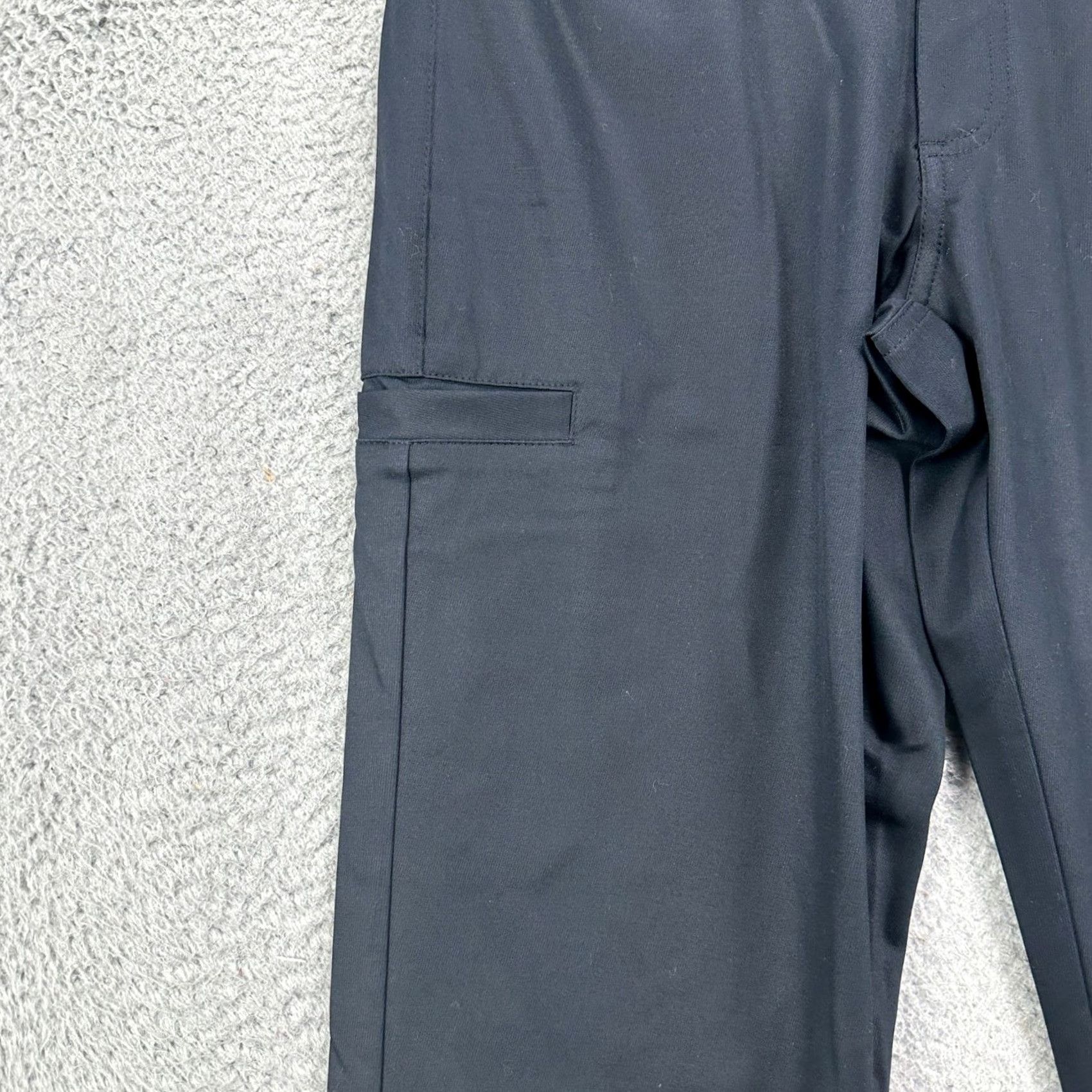 Vintage Pepsi Mens Cargo Pants 30X30 Black Flat Front Straight Leg Stretch Workwear NEW Mens Pants Black 30 Inseam 30 Coats? Size US 30 / EU 46 - 5 Thumbnail