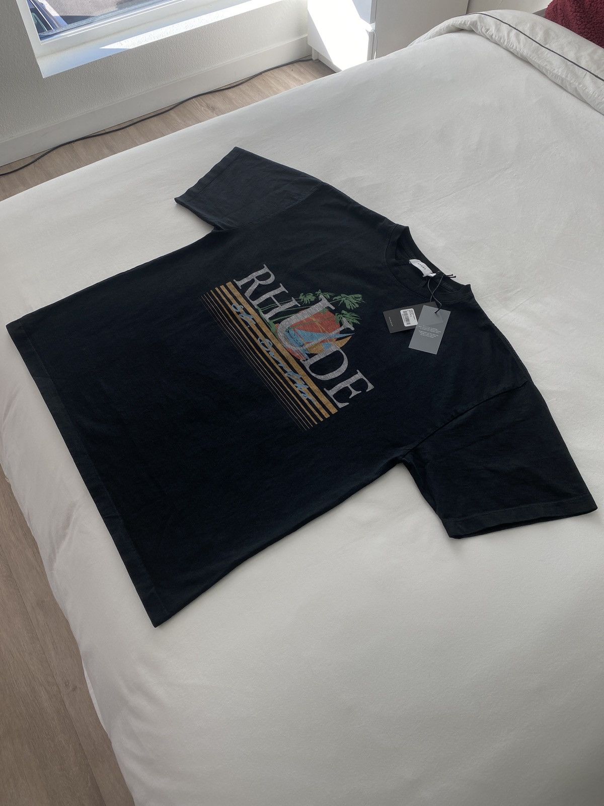 Rhude Rhude Tropics St Barths Twin Palms Tee Size US XL / EU 56 / 4 - 3 Thumbnail