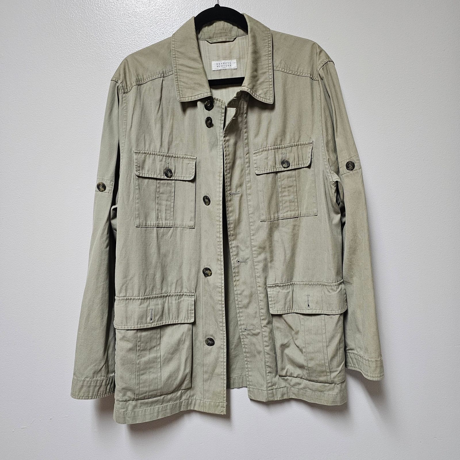 Barneys New York Barney's Men's Safari Tan Jacket Size Medium Size US M / EU 48-50 / 2 - 2 Thumbnail