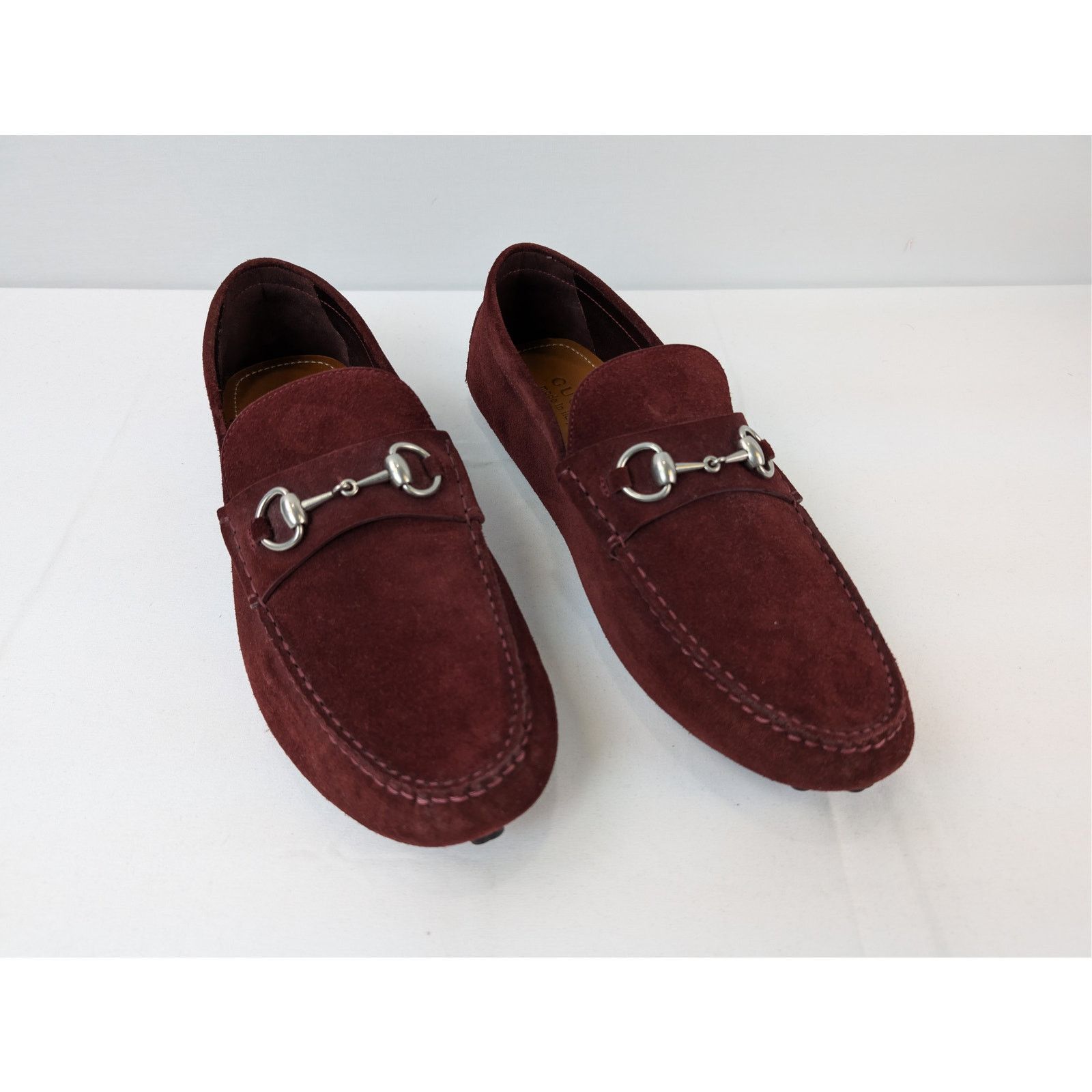 Gucci o1rshd1 Moccasin Leather Suede Sweet Loafers Shoe boots Size US 11.5 / EU 44-45 - 6 Thumbnail