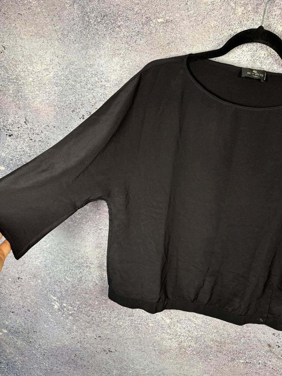 Etro × Vintage Vintage ETRO Silk Oversized Wide Sleeve Top Woman Medium Size M / US 6-8 / IT 42-44 - 6 Thumbnail