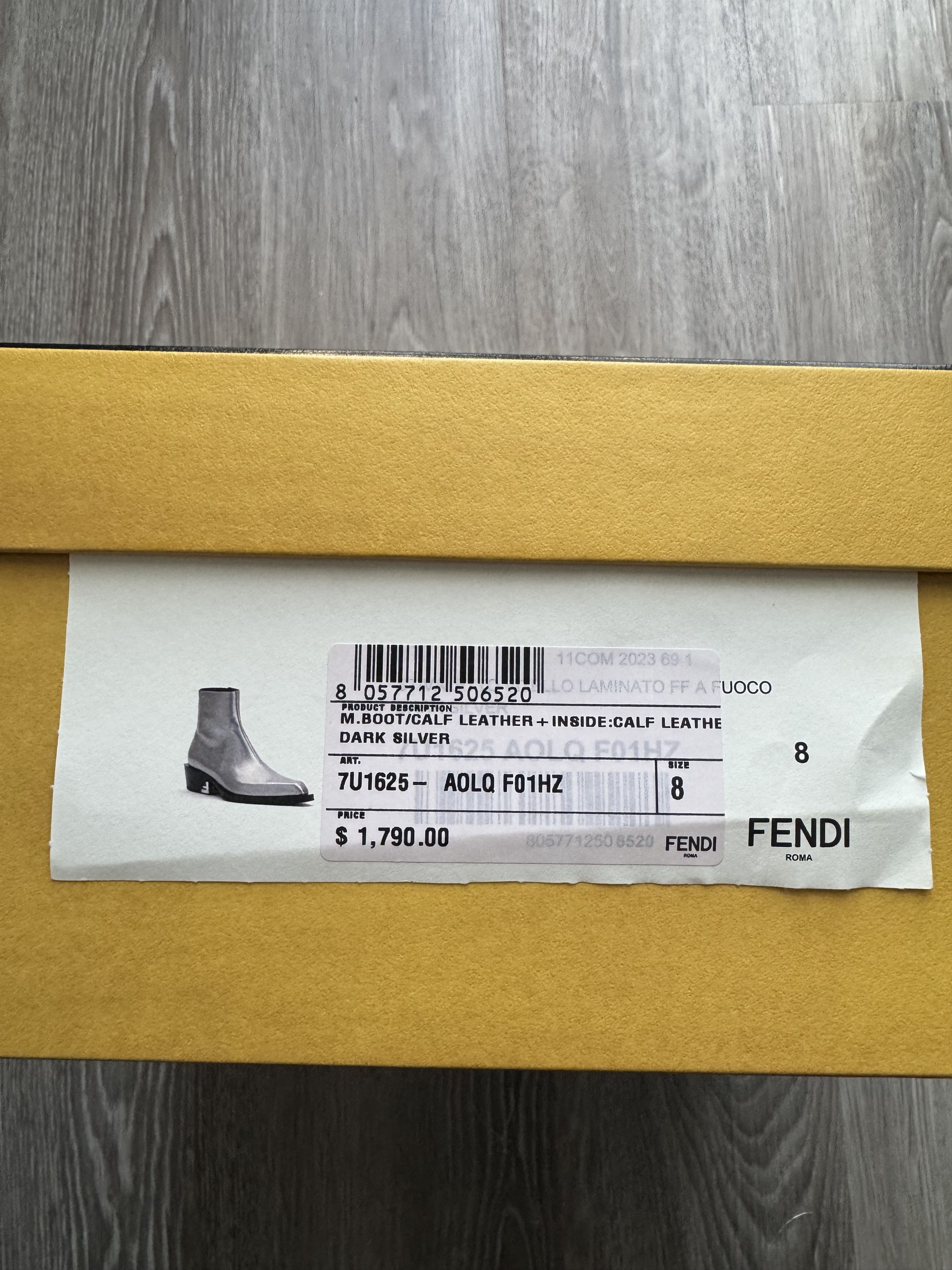 Fendi Jeremy Clark Size US 8 / EU 41 - 2 Thumbnail