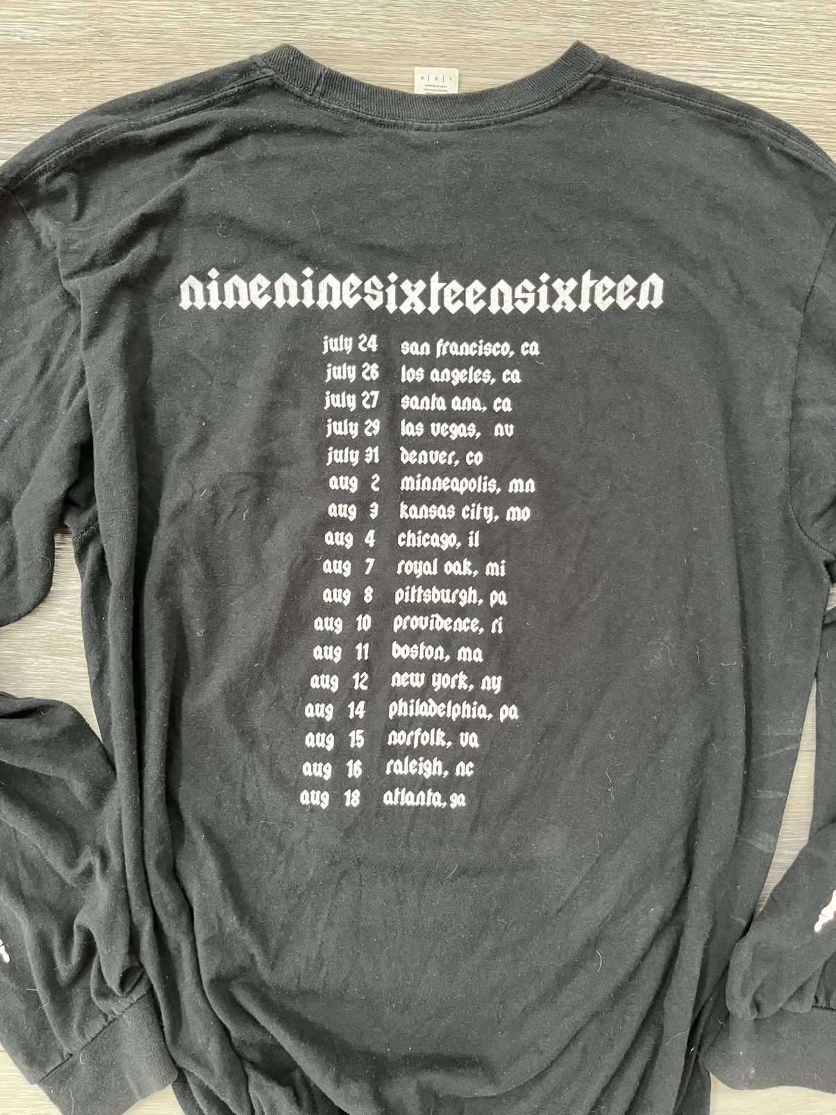 Playboi Carti Playboi Carti Die Lit Tour Ribcage Long Sleeve T-Shirt Size US L / EU 52-54 / 3 - 9 Thumbnail