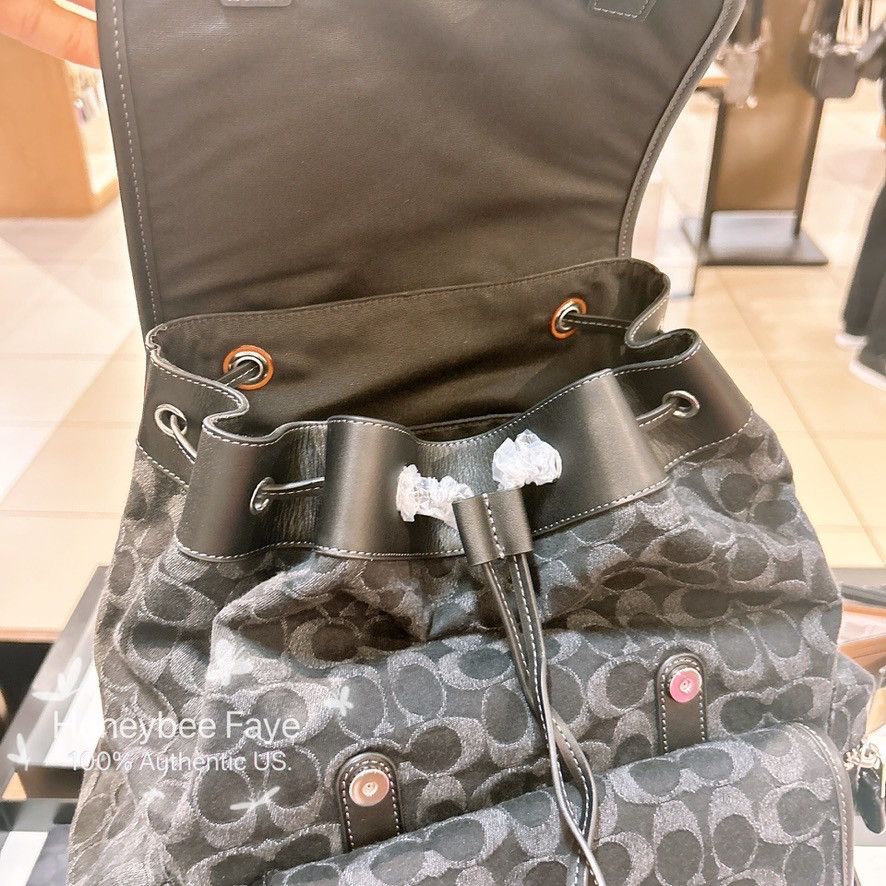 Coach Sprint Backpack In Signature Denim CAJ57 Size ONE SIZE - 6 Thumbnail
