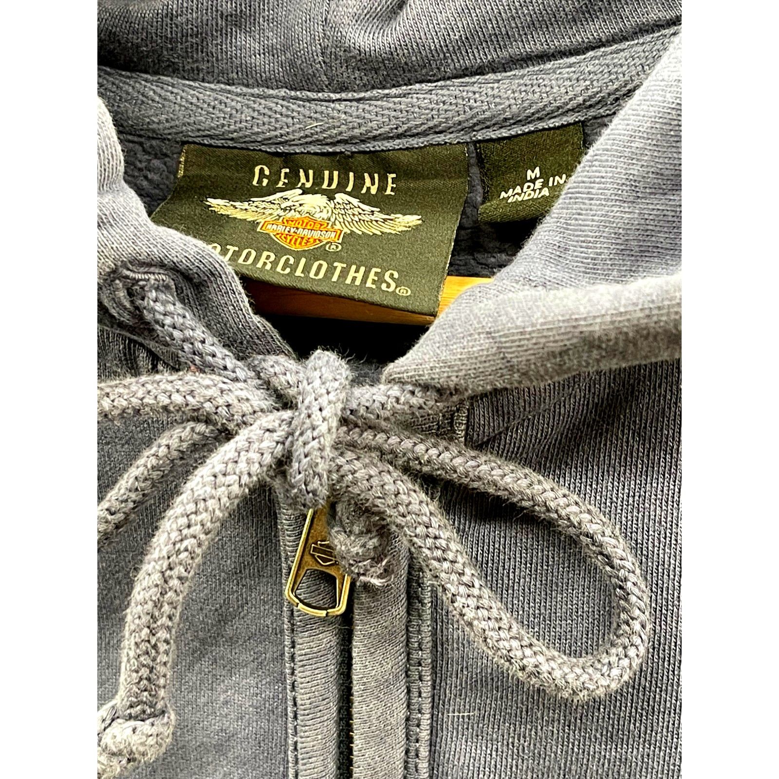Harley Davidson × Vintage 2000's Harley-Davidson Hill Climbers Embroidered Zip Hoodie Size US M / EU 48-50 / 2 - 6 Thumbnail