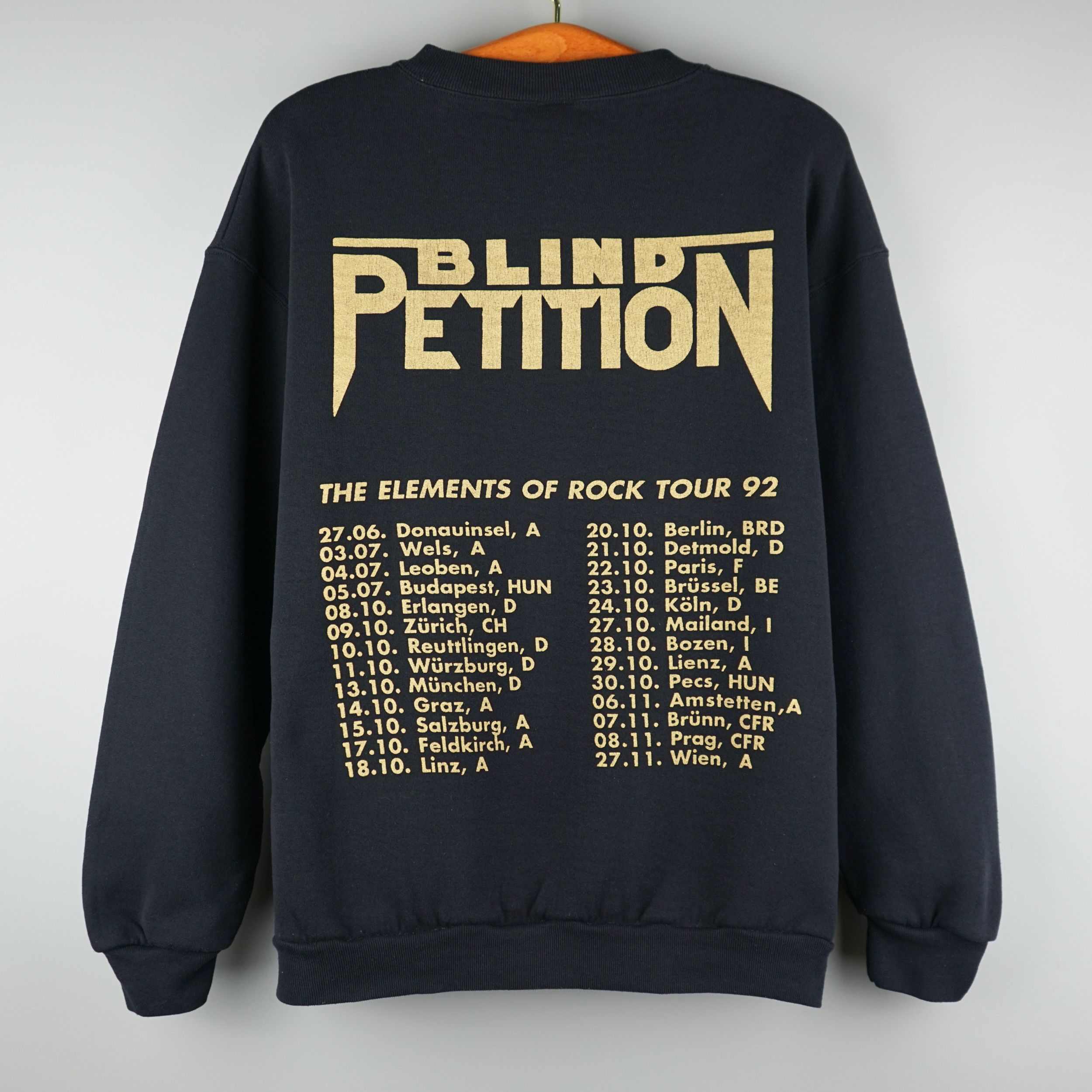 Band Tees × Vintage Vintage 1992 Blind Petition Tour Sweatshirt Size US L / EU 52-54 / 3 - 6 Thumbnail