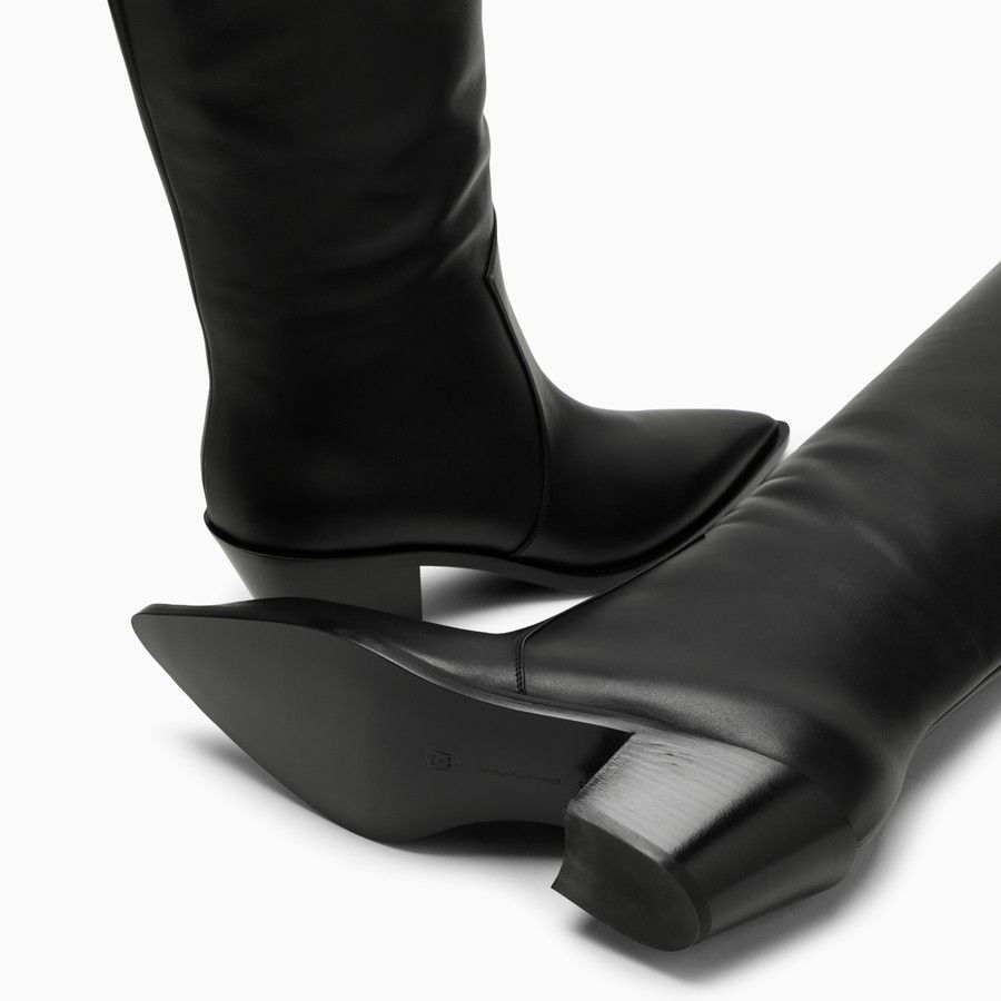 Gianvito Rossi o1d2blof0824 Leather Boots in Black Size US 6 / IT 36 - 5 Thumbnail