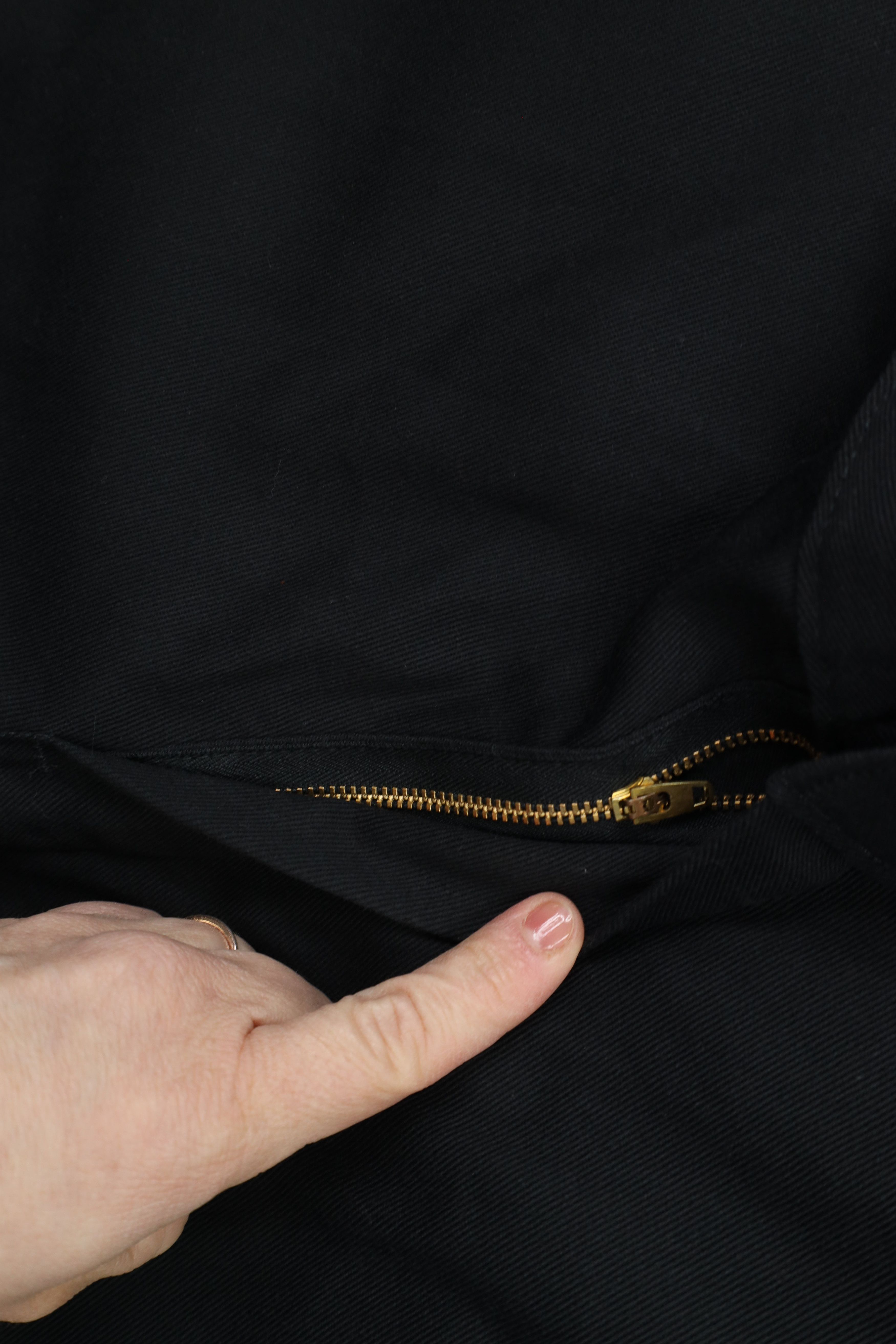 Dickies × Vintage Vintage Y2K Dickies Spell Out Wide Leg Workwear Pants Black Size US 36 / EU 52 - 7 Thumbnail