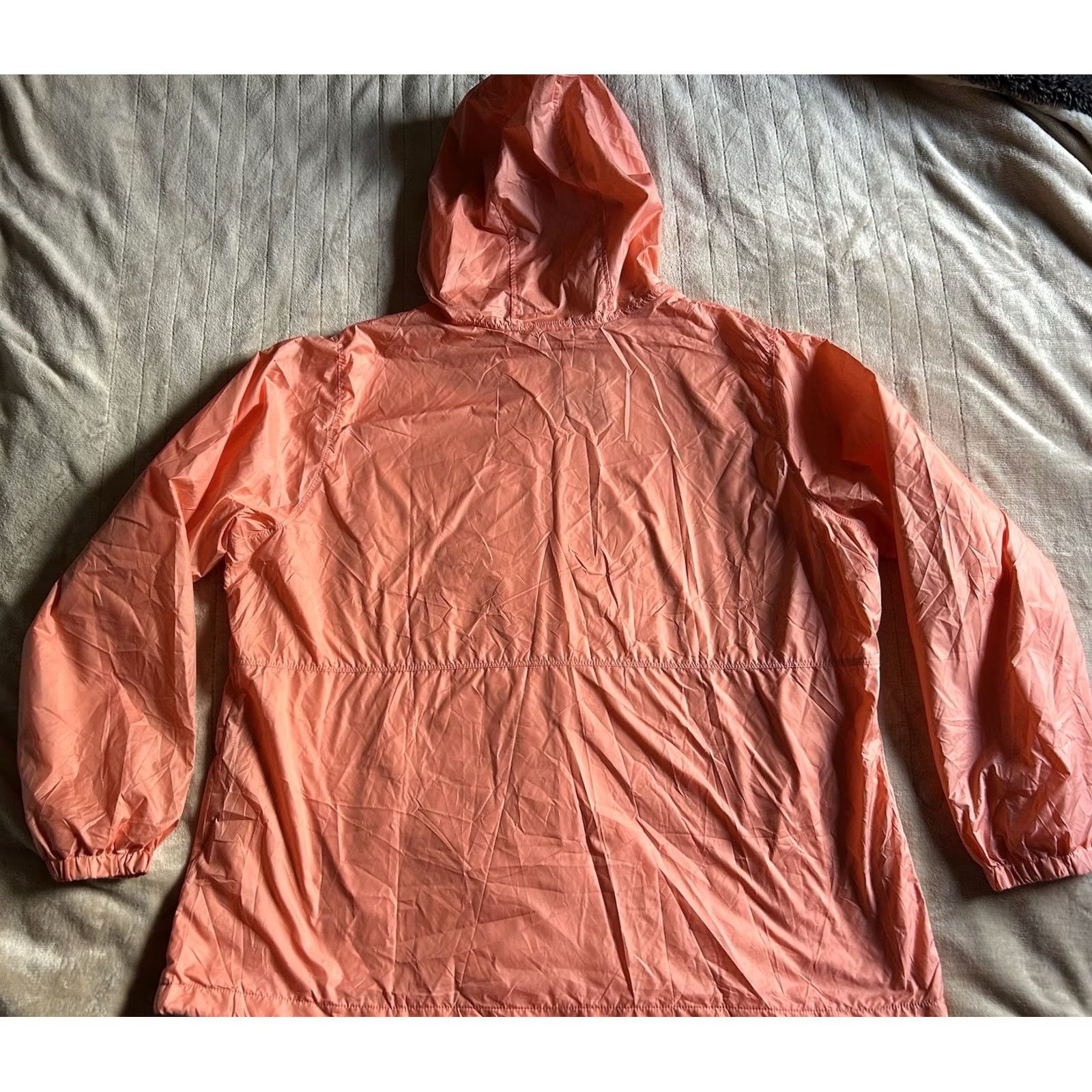Vintage NWT Columbia Flash Challenger Windbreaker Women's 2XL Salmon Lightweight Hooded Full Zip Short/ Mid-Length Jacket Size XXL / US 16-18 / IT 52-54 - 2 Thumbnail