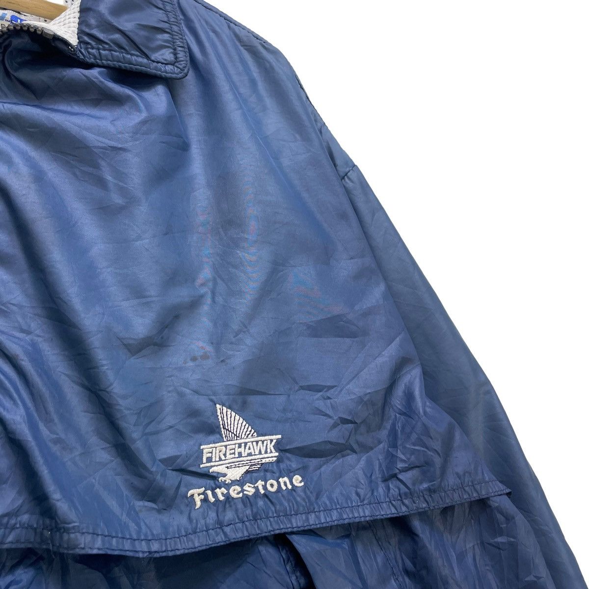 Burlington 🔥VTG 90s Burlington x Swingster Firehawk Firestone Pacth Size US L / EU 52-54 / 3 - 4 Thumbnail