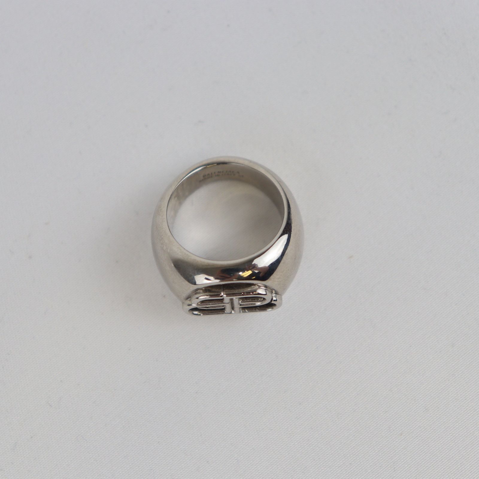 Balenciaga o1rshd1 Size: 54 / BB Logo Ring in Silver Size ONE SIZE - 4 Thumbnail
