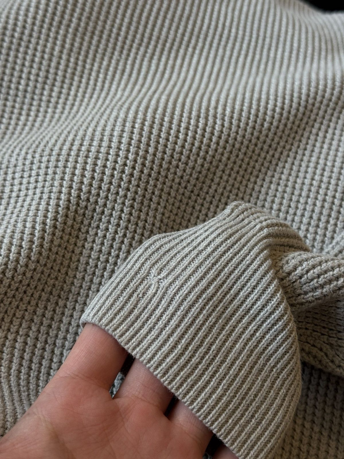 Allsaints Allsaints waffle knit sweater old money desginer swag y2k 00 Size US M / EU 48-50 / 2 - 8 Thumbnail