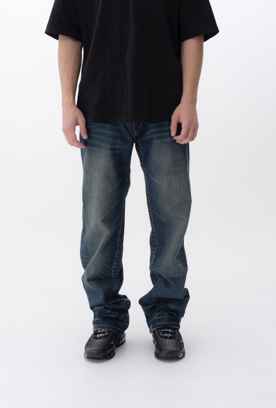 True Religion × Vintage New True Religion Jeans Denim faded pants y2k hype Size US 38 / EU 54 - 6 Thumbnail