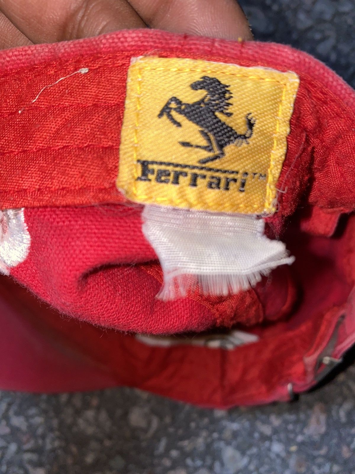 Ferrari Rare Vintage Hats Ferrari x Nascar Vintage Y2K 1996 Original Size ONE SIZE - 6 Thumbnail