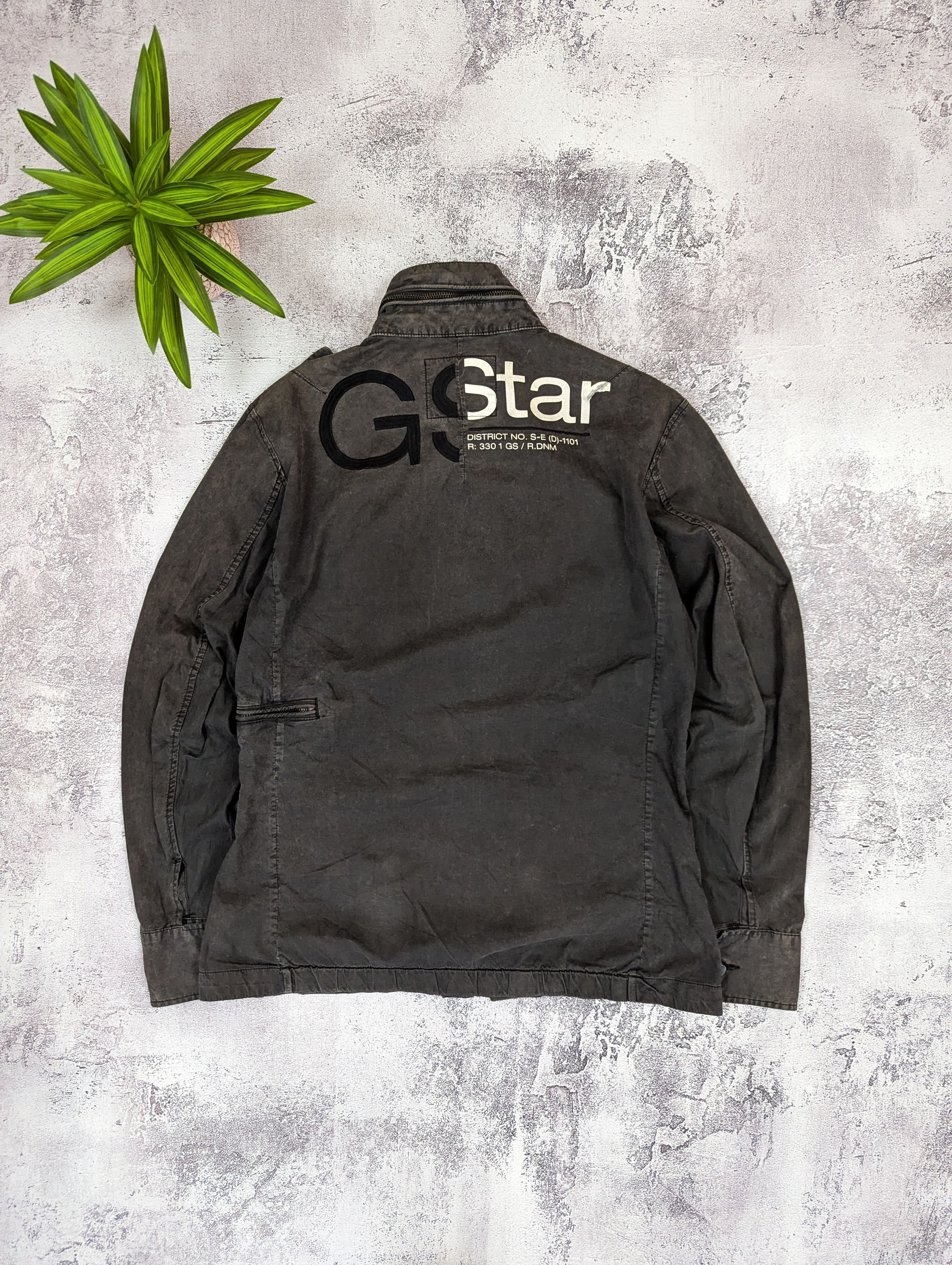 G-Star VTG G-Star RAW Faded Distressed Jacket L Size US L / EU 52-54 / 3 - 15 Thumbnail