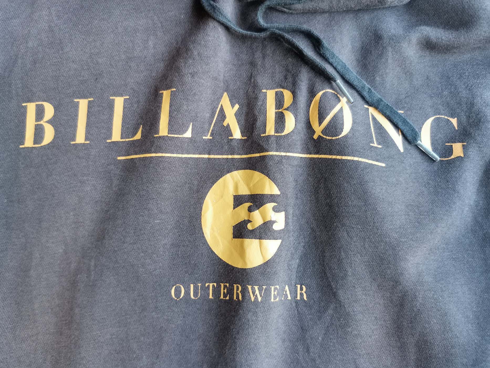 Billabong Vintage Billabong Big Logo Zipper Sweatshirt Hoodie Size US XL / EU 56 / 4 - 4 Thumbnail
